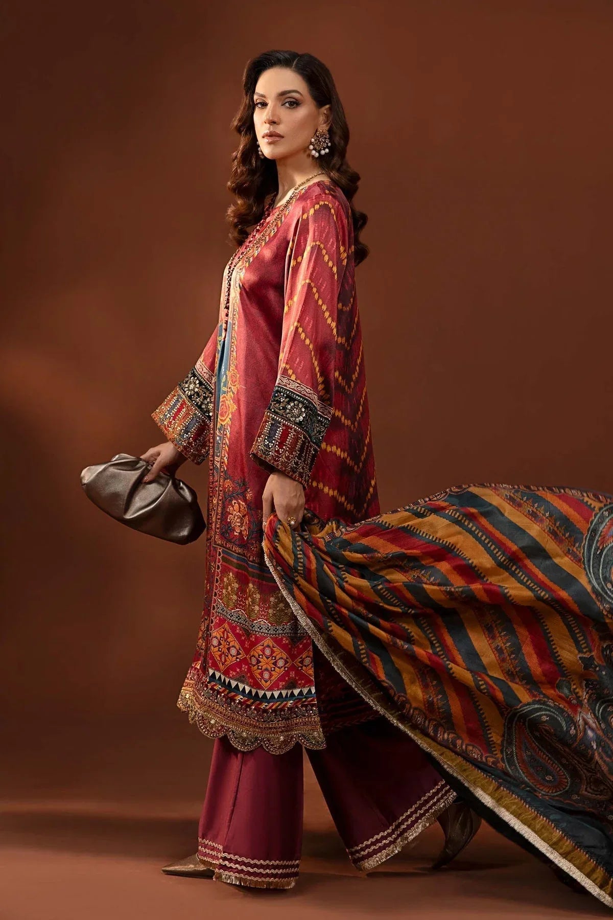 Maria B | Silk Collection 24 | MPS-PF24-08 - Rang-e-Khaas