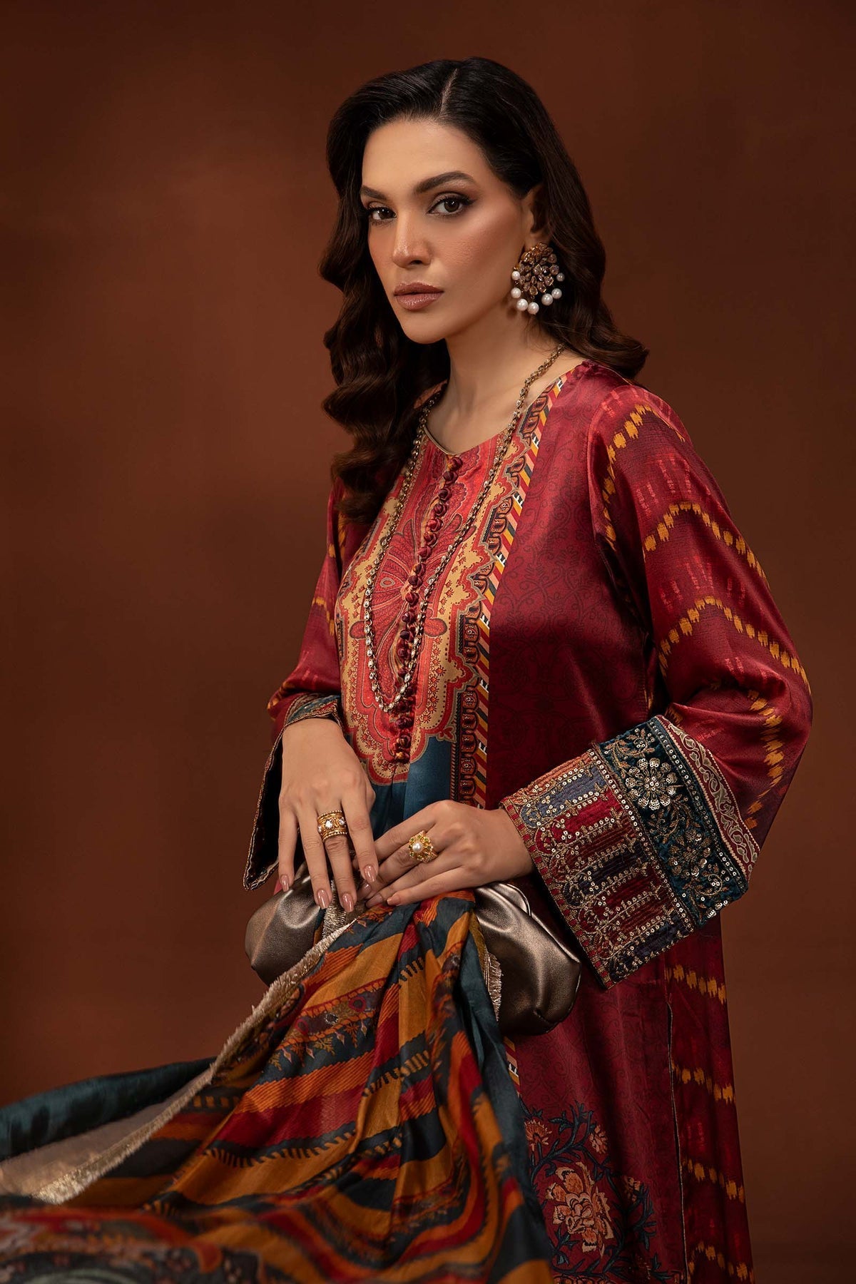 Maria B | Silk Collection 24 | MPS-PF24-08 - Rang-e-Khaas
