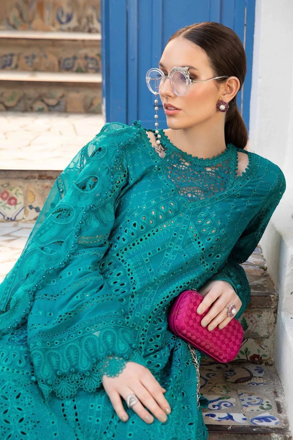 Maria B | Voyage a' Luxe Lawn | D-2402-A - Rang-e-Khaas