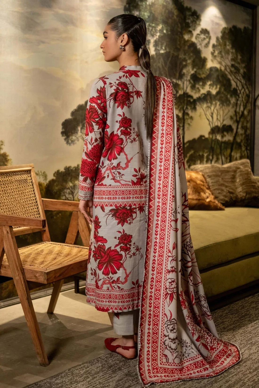 Maria B | Winter Basics 2024 |   503-A - Rang-e-Khaas