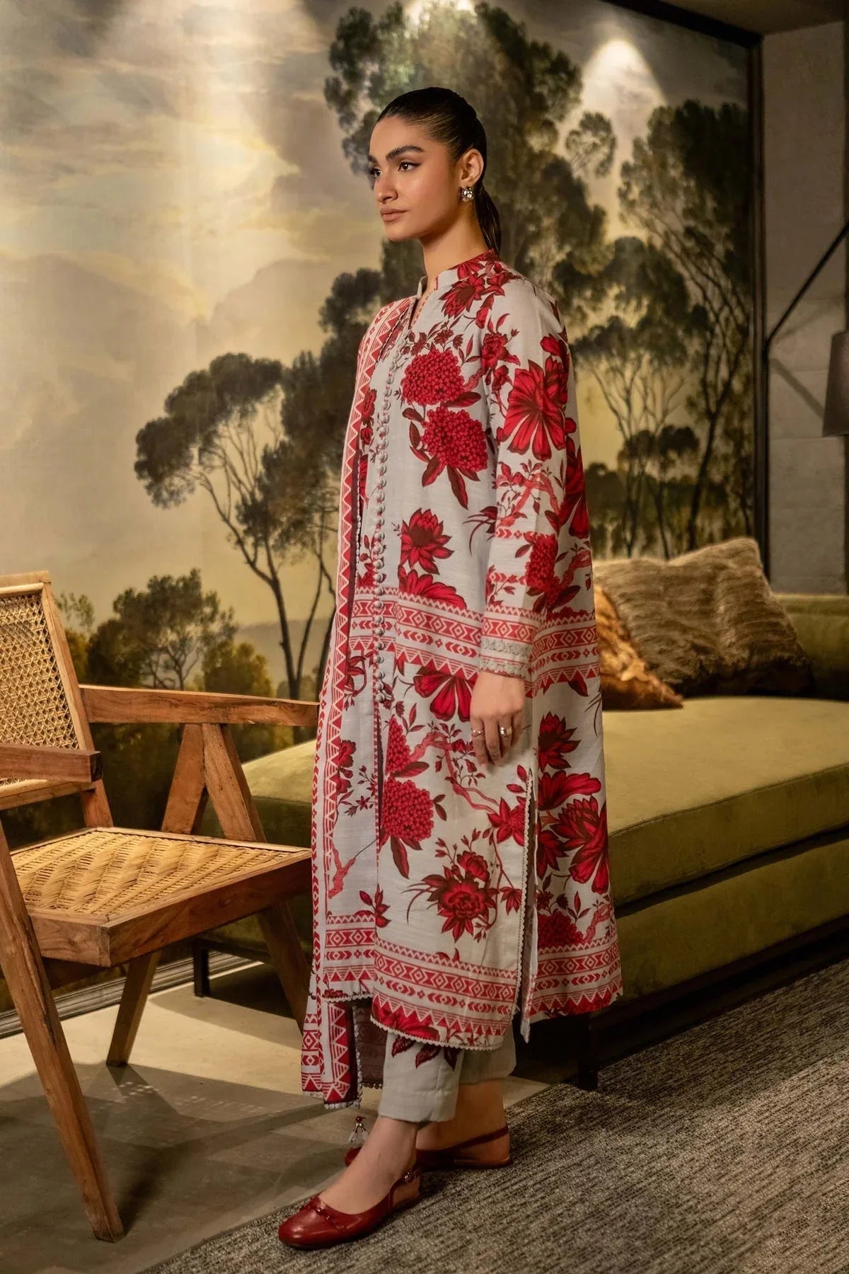 Maria B | Winter Basics 2024 |   503-A - Rang-e-Khaas