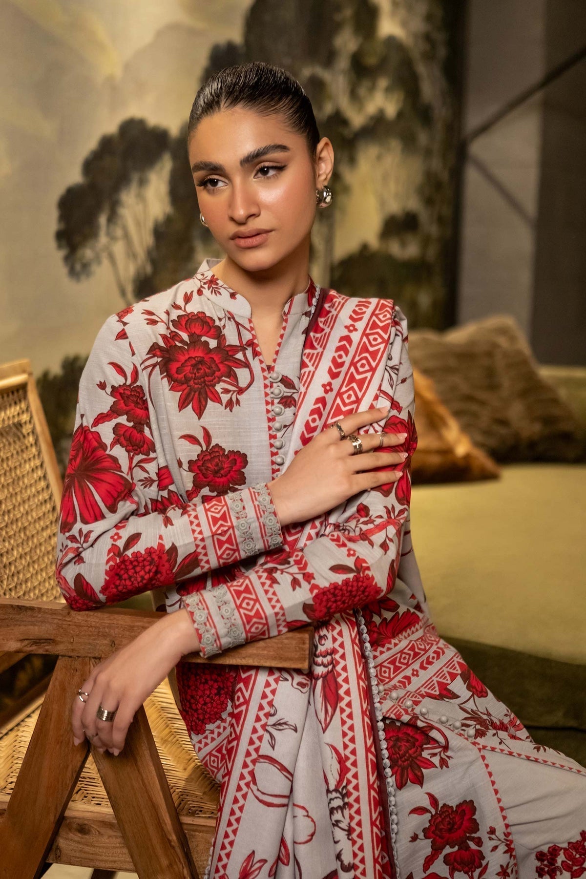 Maria B | Winter Basics 2024 |   503-A - Rang-e-Khaas