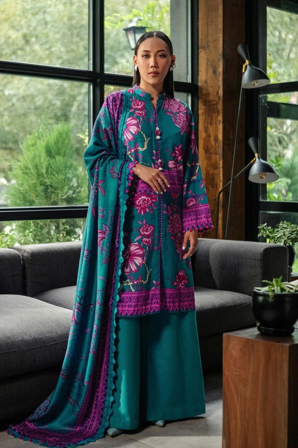 Maria B | Winter Basics 2024 |   503-B - Rang-e-Khaas