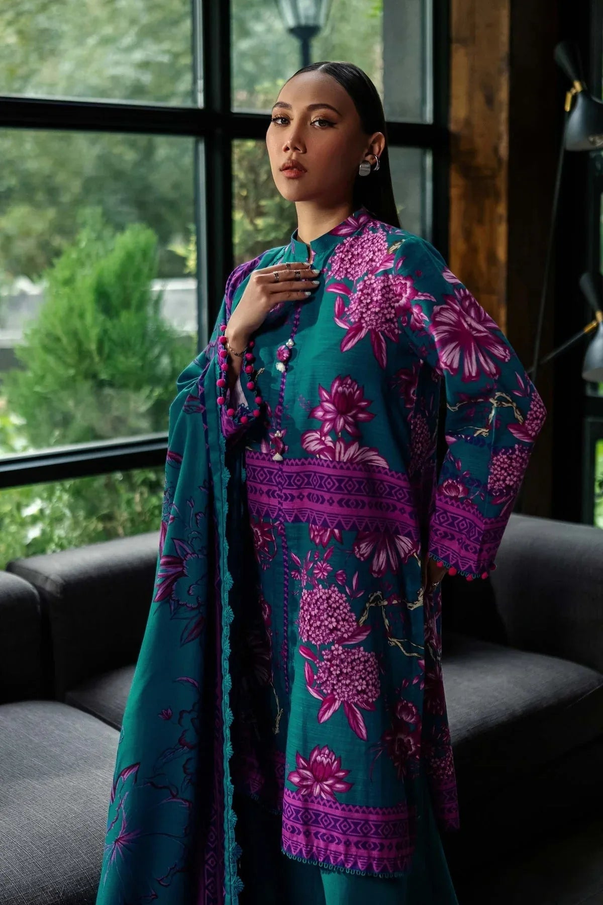 Maria B | Winter Basics 2024 |   503-B - Rang-e-Khaas