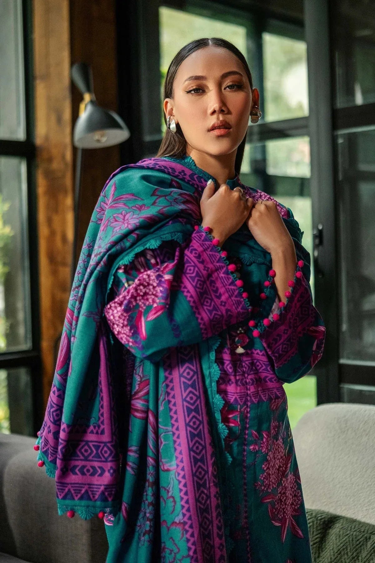 Maria B | Winter Basics 2024 |   503-B - Rang-e-Khaas