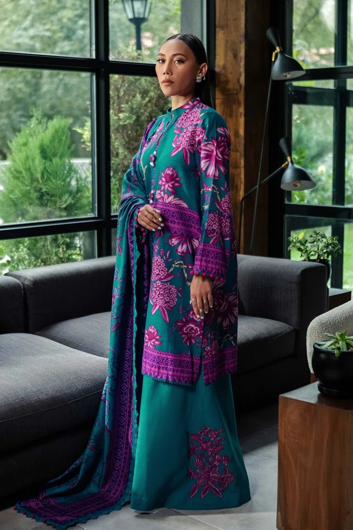 Maria B | Winter Basics 2024 |   503-B - Rang-e-Khaas