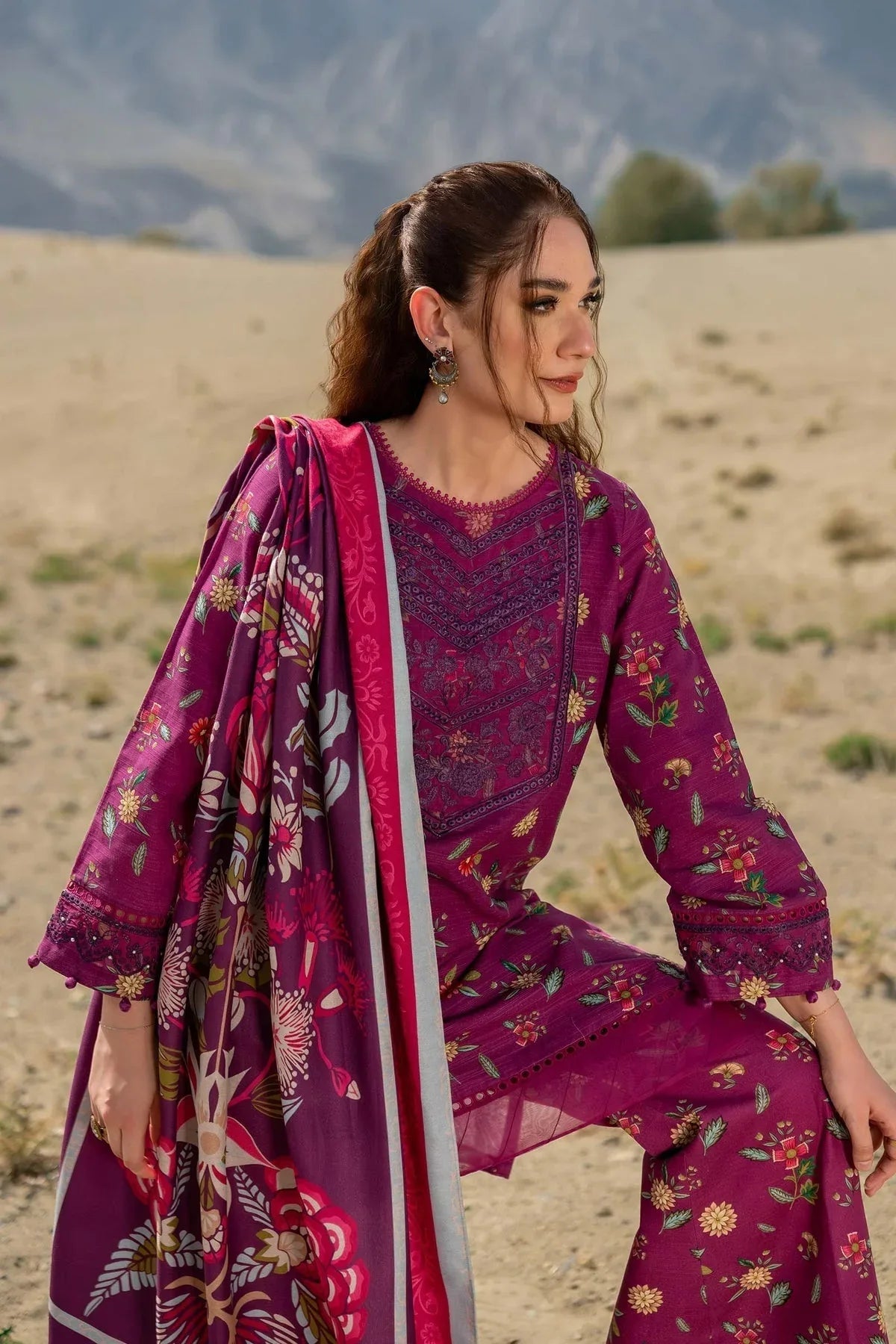 Maria B | Winter Basics 2024 |   505-A - Rang-e-Khaas