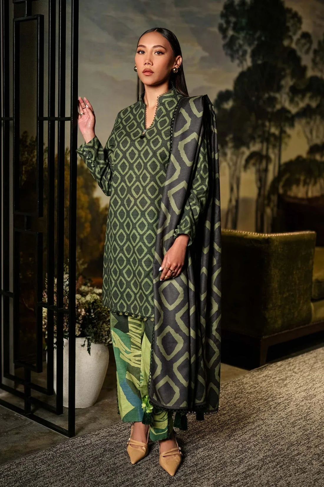 Maria B | Winter Basics 2024 |  506-A - Rang-e-Khaas