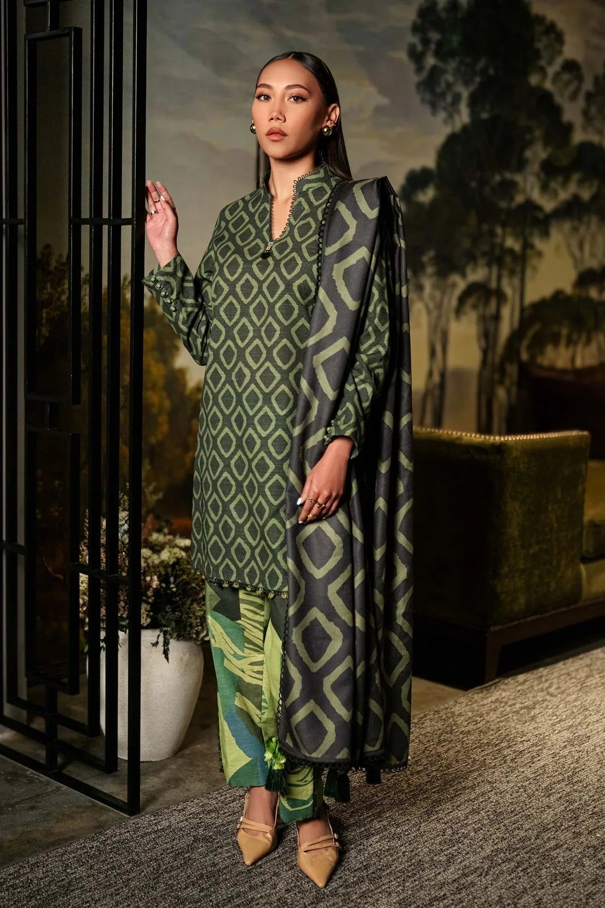 Maria B | Winter Basics 2024 |  506-A - Rang-e-Khaas
