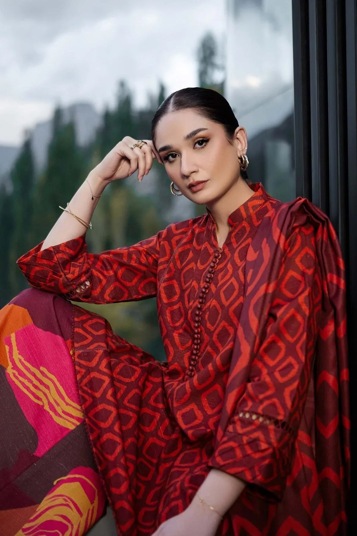 Maria B | Winter Basics 2024 |  506-B - Rang-e-Khaas