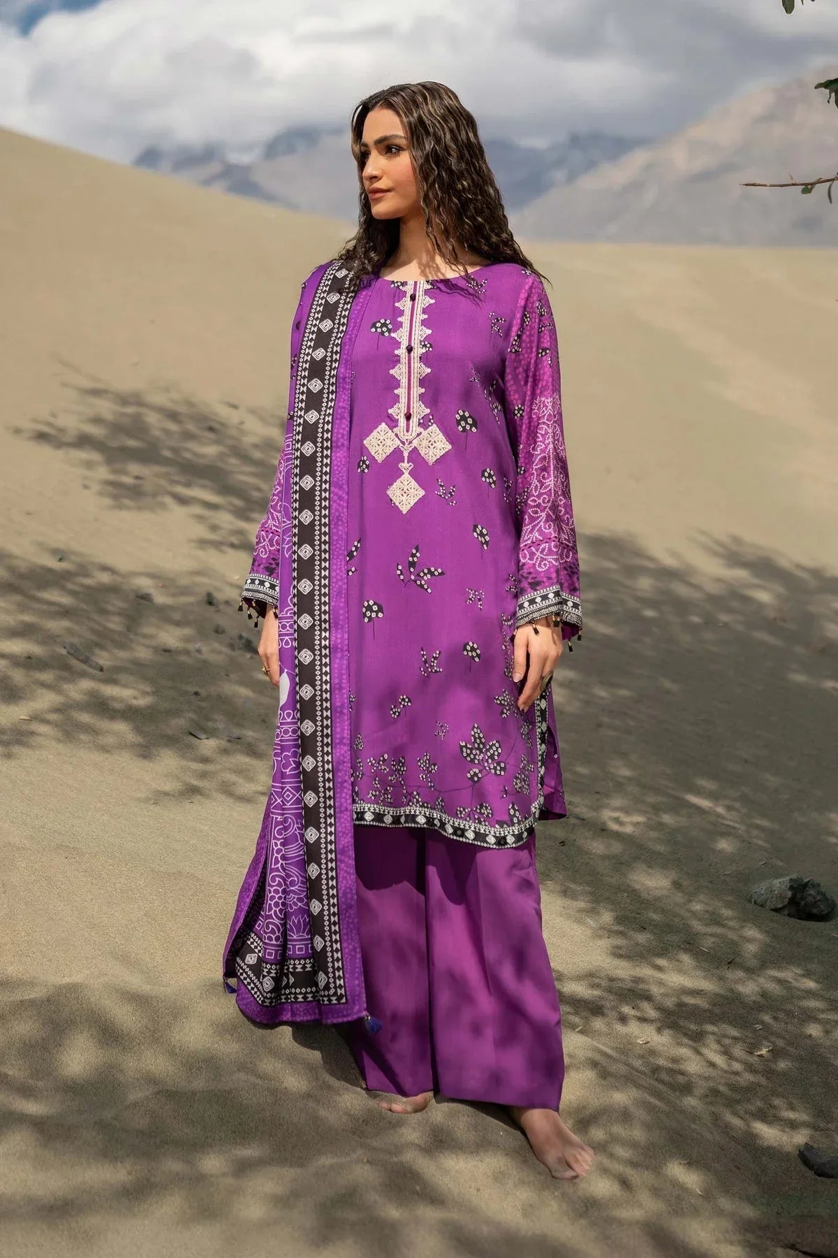 Maria B | Winter Basics 2024 |  507-B - Rang-e-Khaas