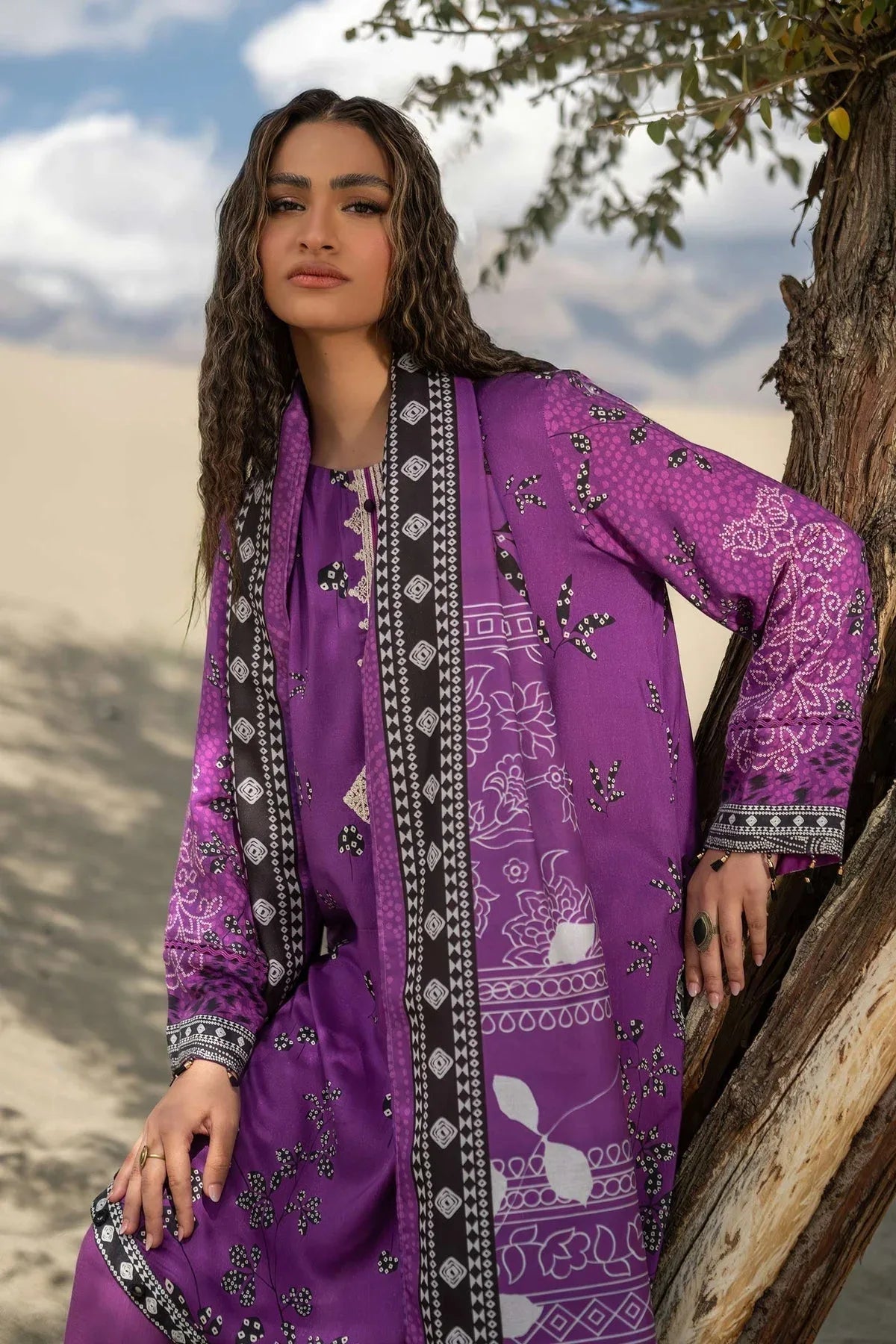 Maria B | Winter Basics 2024 |  507-B - Rang-e-Khaas