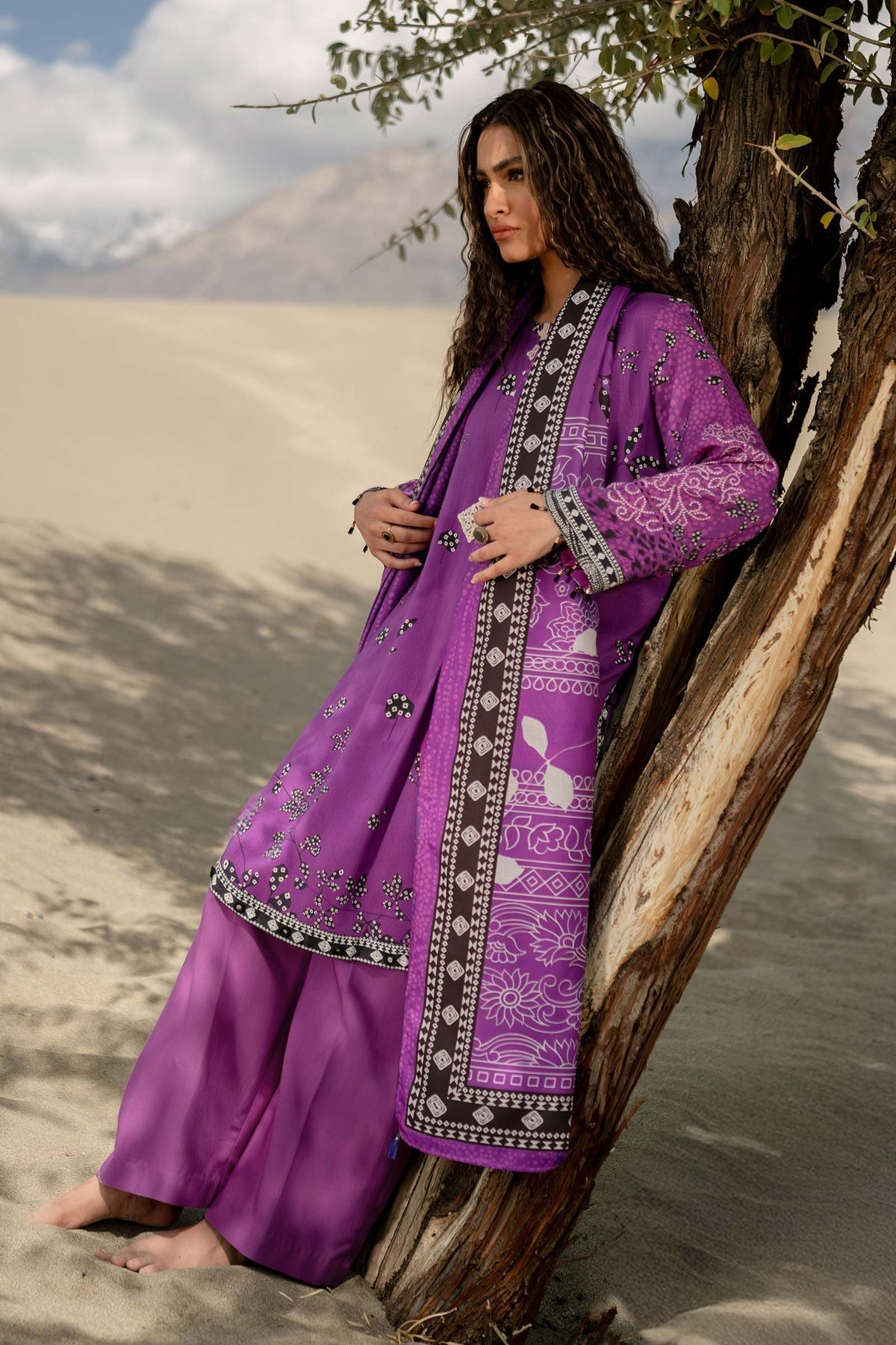 Maria B | Winter Basics 2024 |  507-B - Rang-e-Khaas