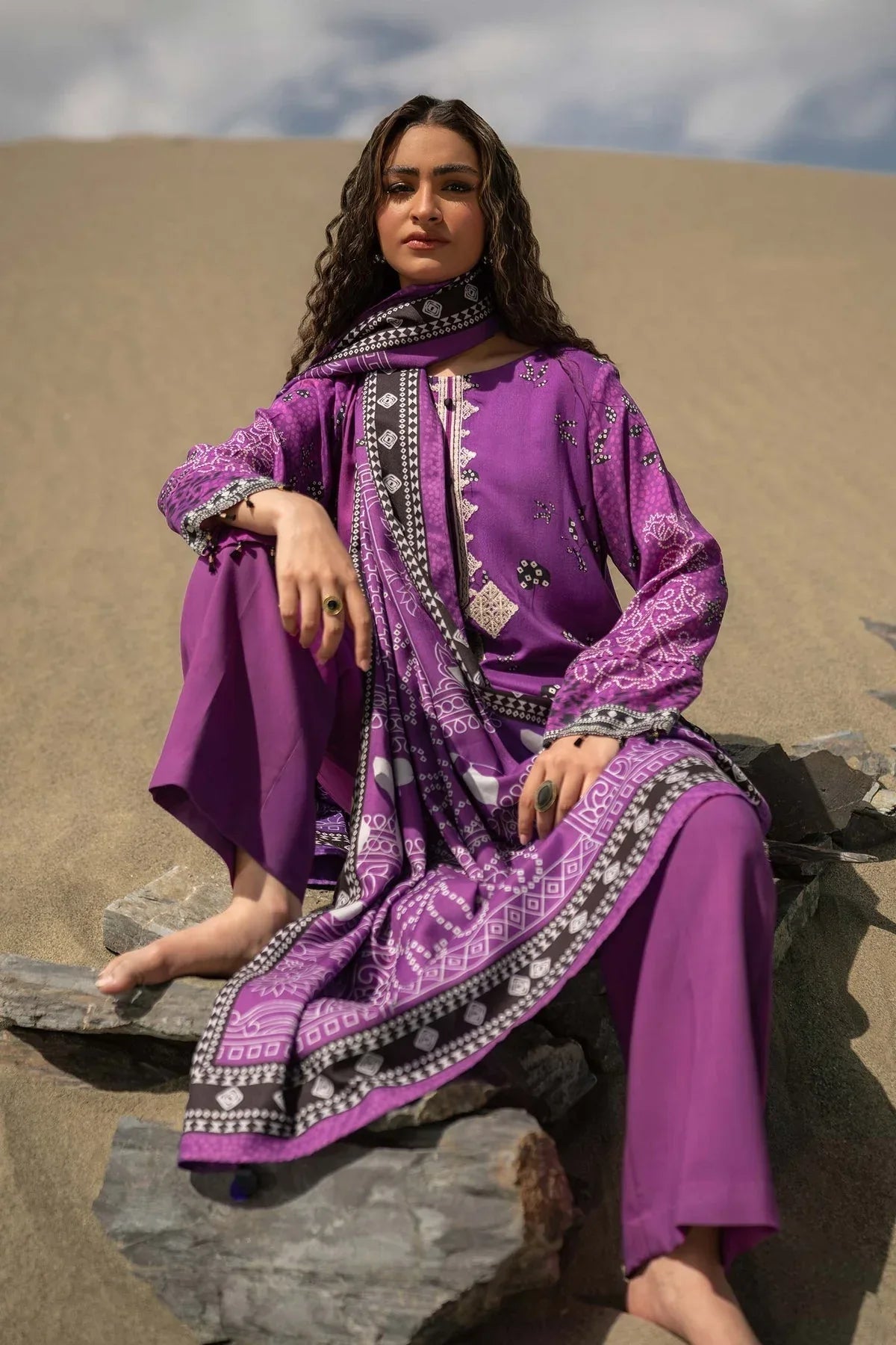 Maria B | Winter Basics 2024 |  507-B - Rang-e-Khaas