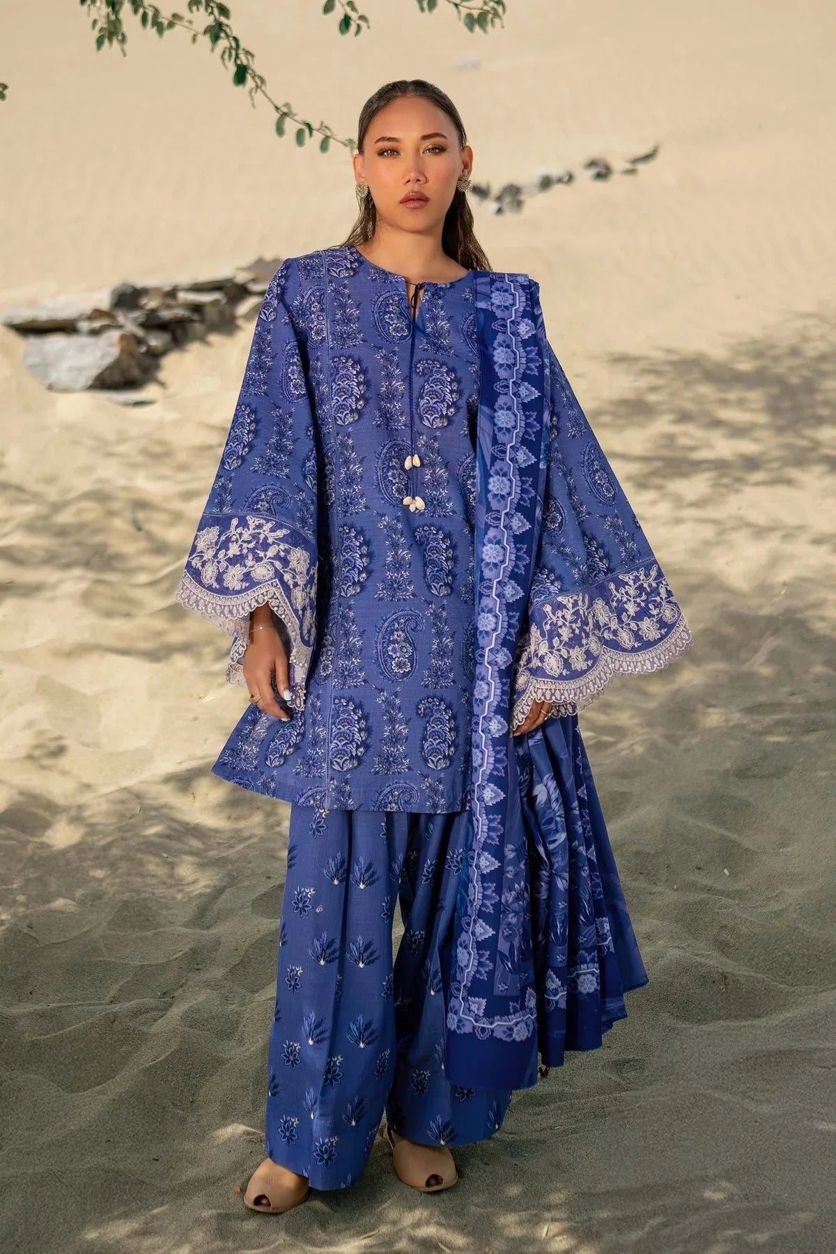 Maria B | Winter Basics 2024 |   508-A - Rang-e-Khaas