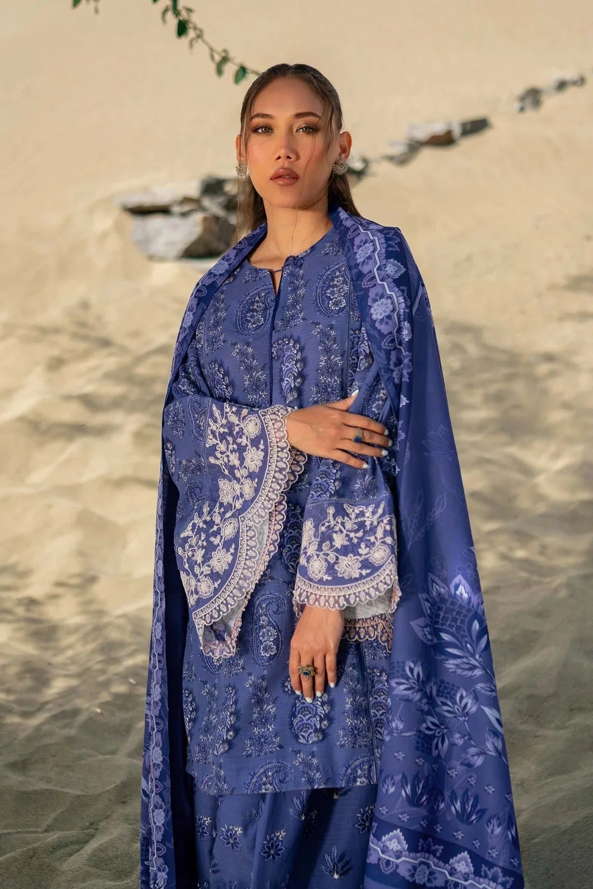 Maria B | Winter Basics 2024 |   508-A - Rang-e-Khaas