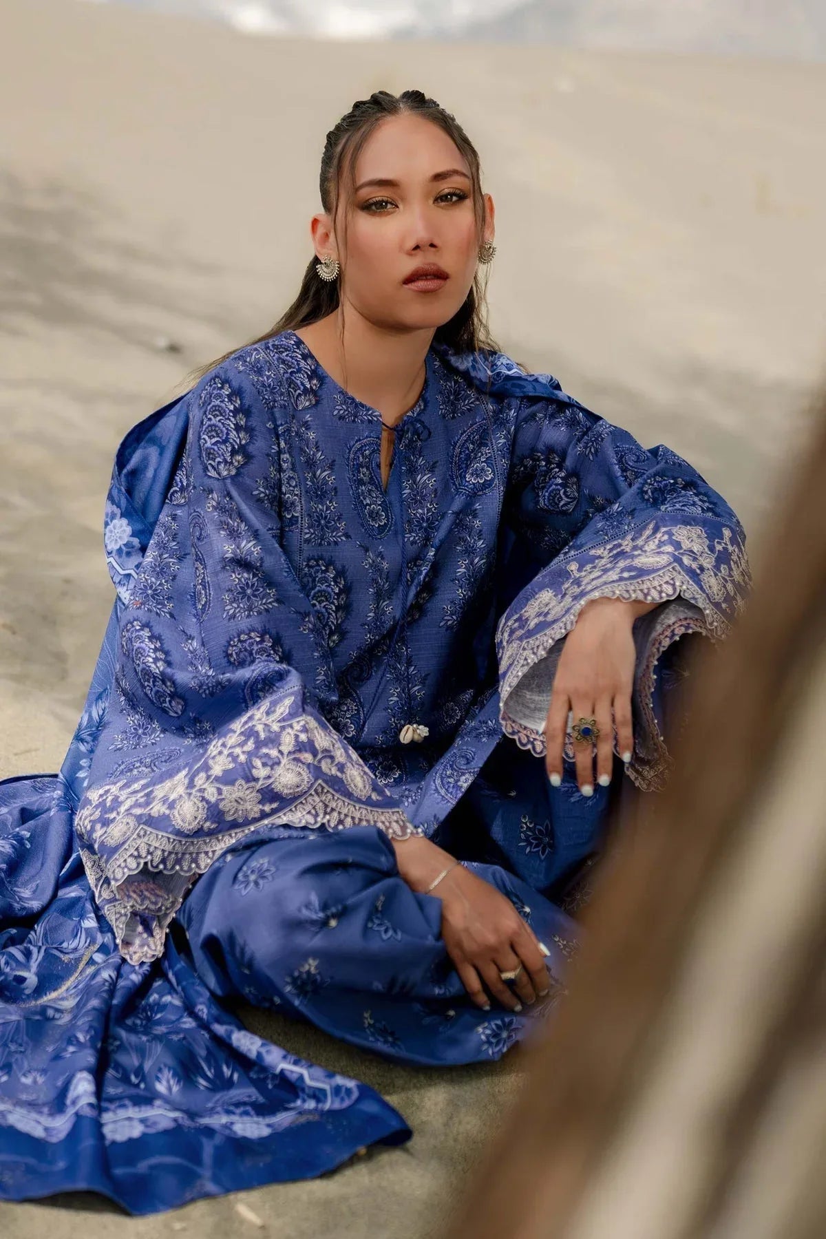 Maria B | Winter Basics 2024 |   508-A - Rang-e-Khaas