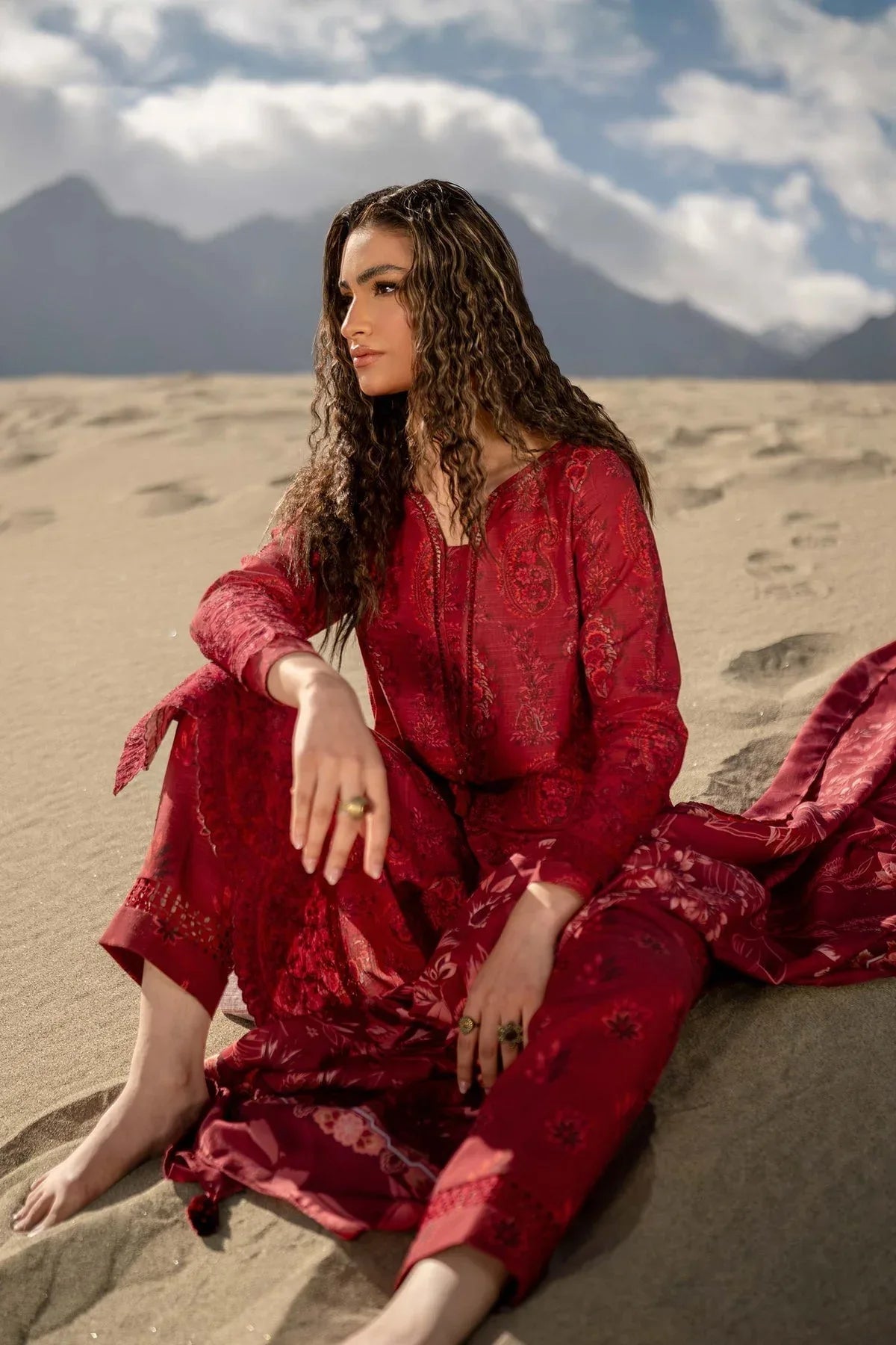 Maria B | Winter Basics 2024 |  508-B - Rang-e-Khaas
