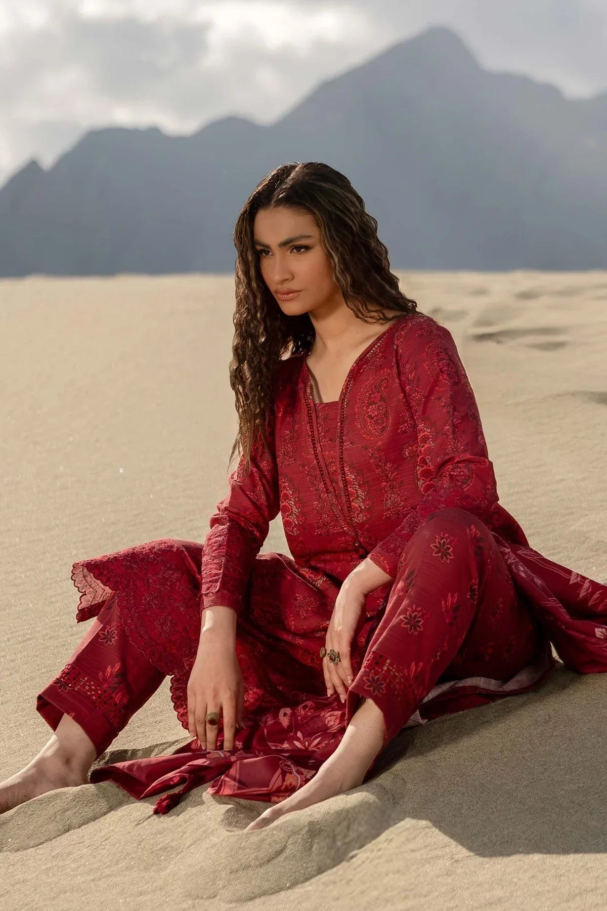Maria B | Winter Basics 2024 |  508-B - Rang-e-Khaas