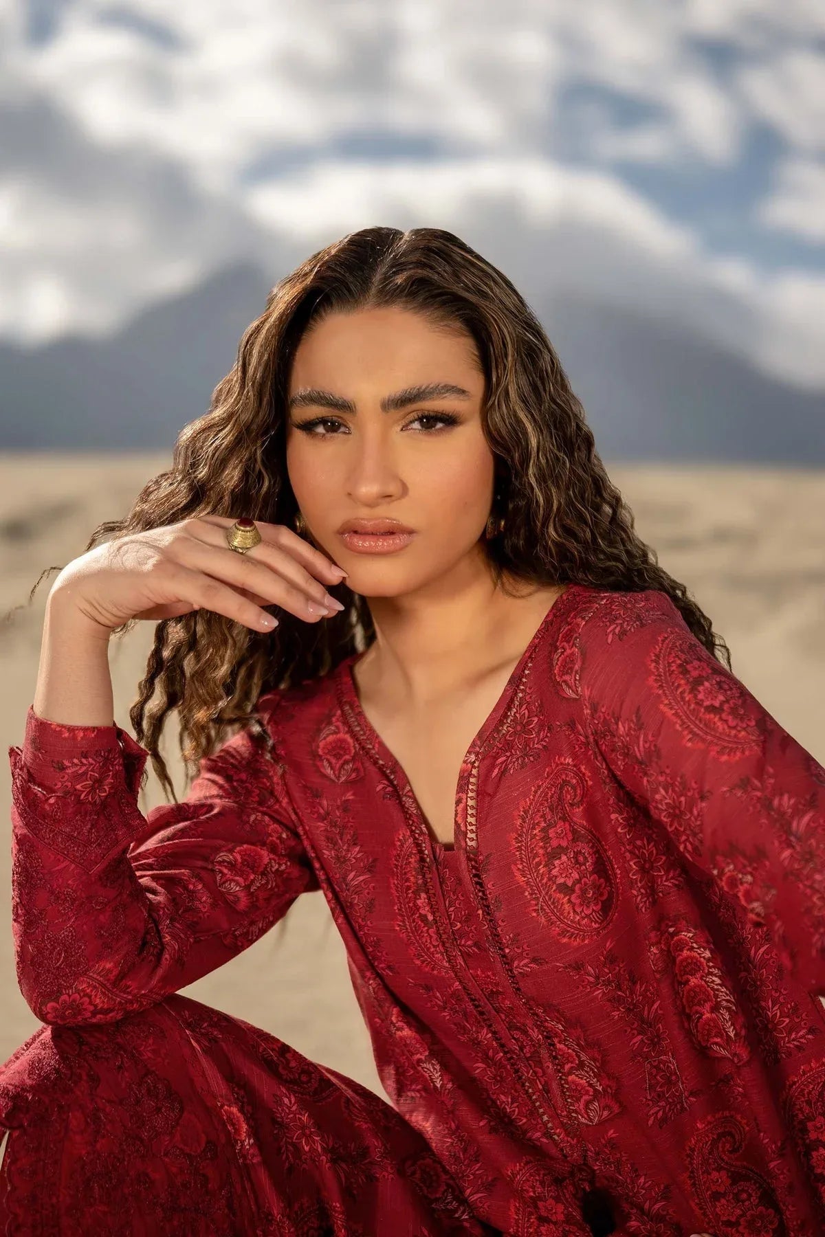 Maria B | Winter Basics 2024 |  508-B - Rang-e-Khaas