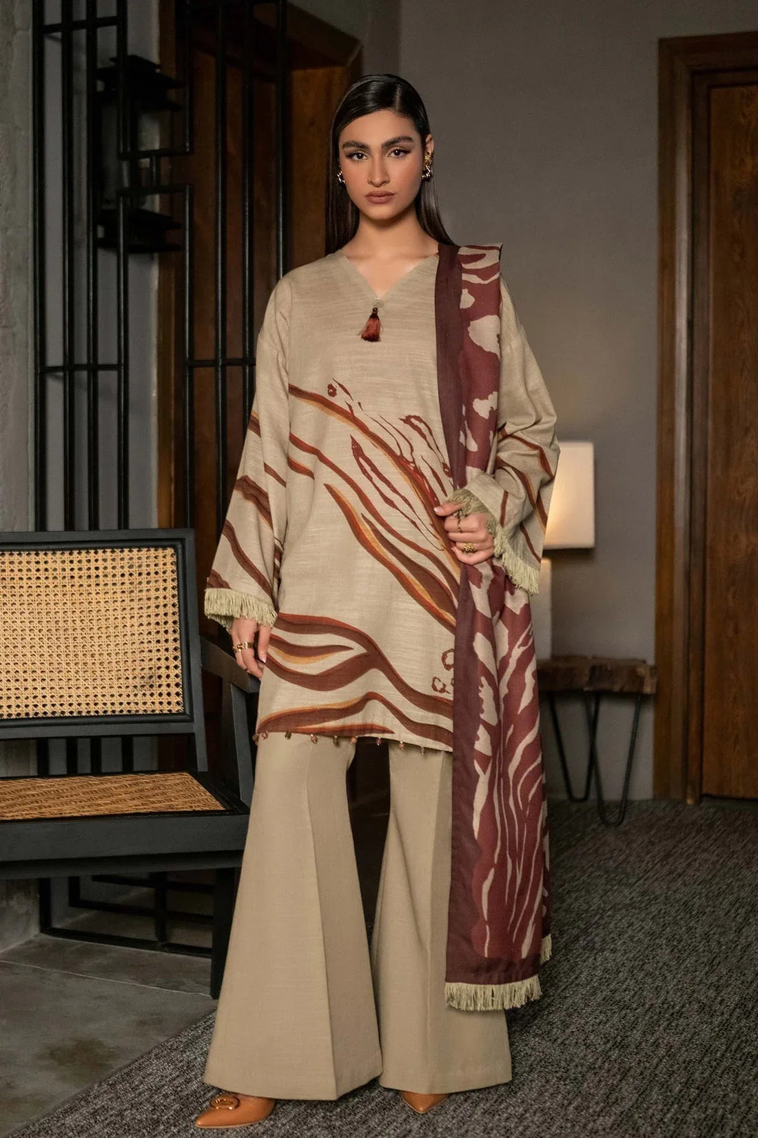 Maria B | Winter Basics 2024 |  510-A - Rang-e-Khaas
