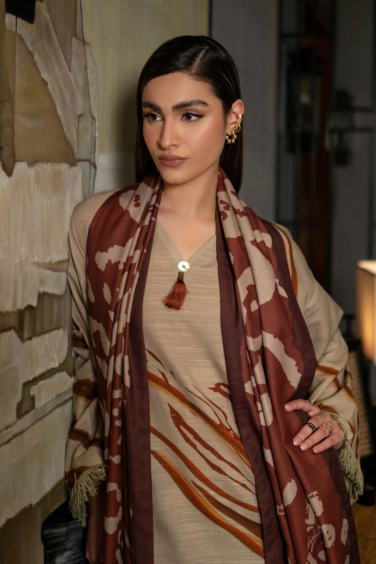 Maria B | Winter Basics 2024 |  510-A - Rang-e-Khaas