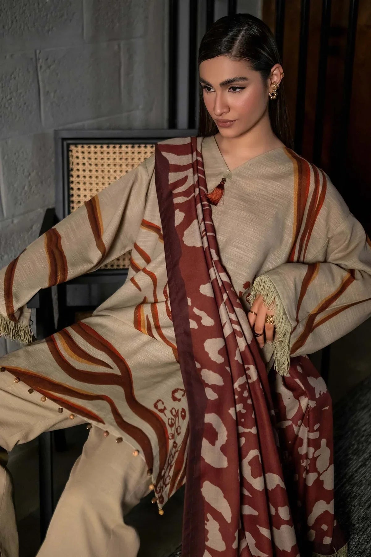 Maria B | Winter Basics 2024 |  510-A - Rang-e-Khaas