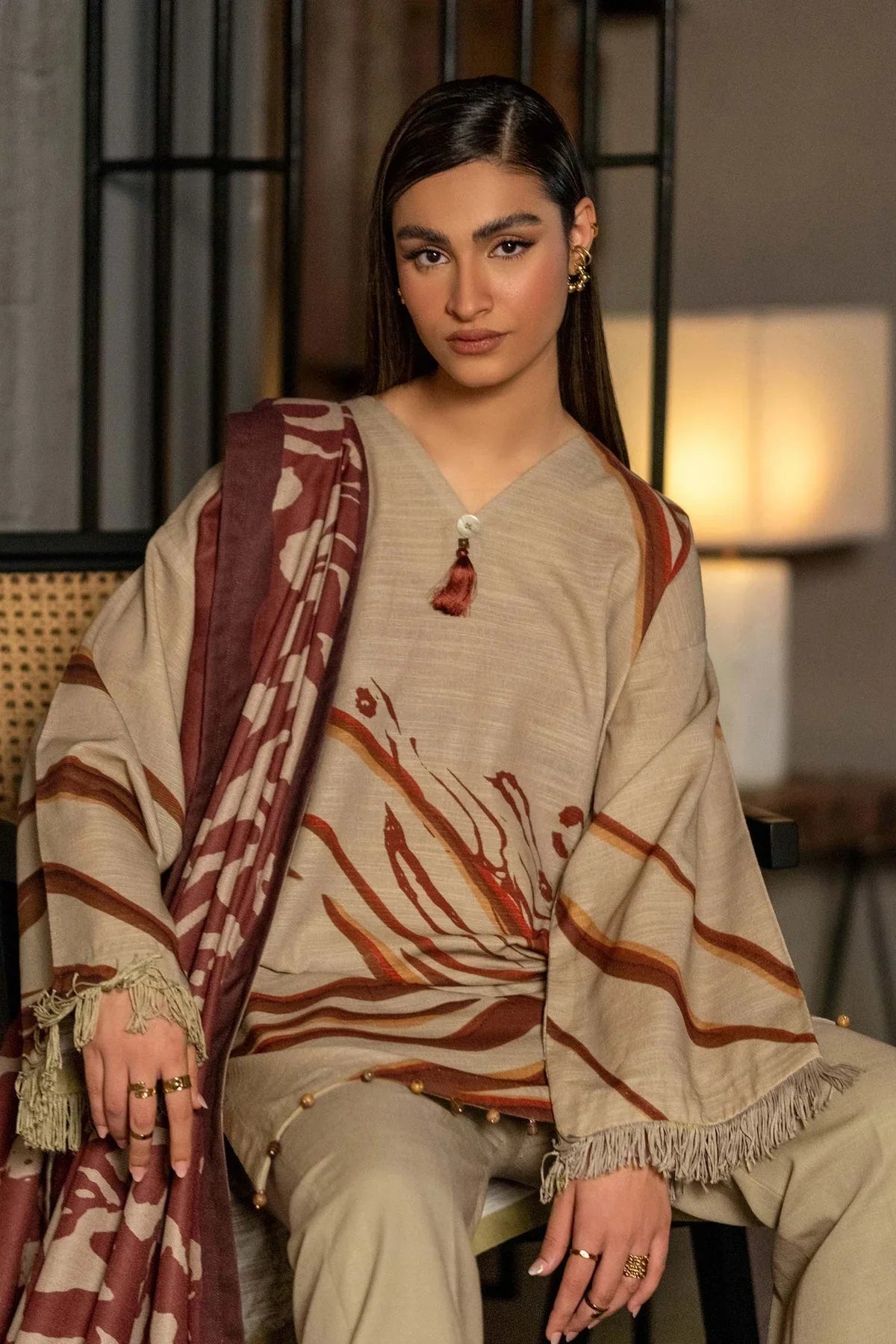 Maria B | Winter Basics 2024 |  510-A - Rang-e-Khaas