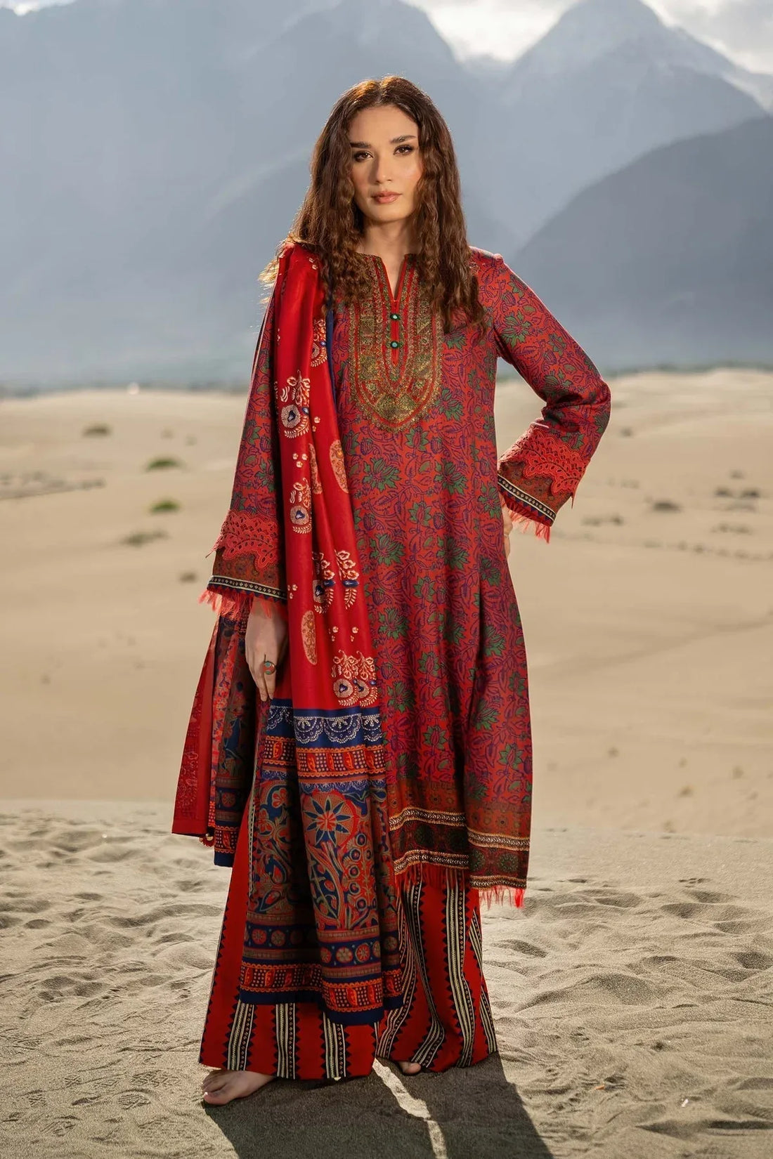 Maria B | Winter Basics 2024 |  511-B - Rang-e-Khaas
