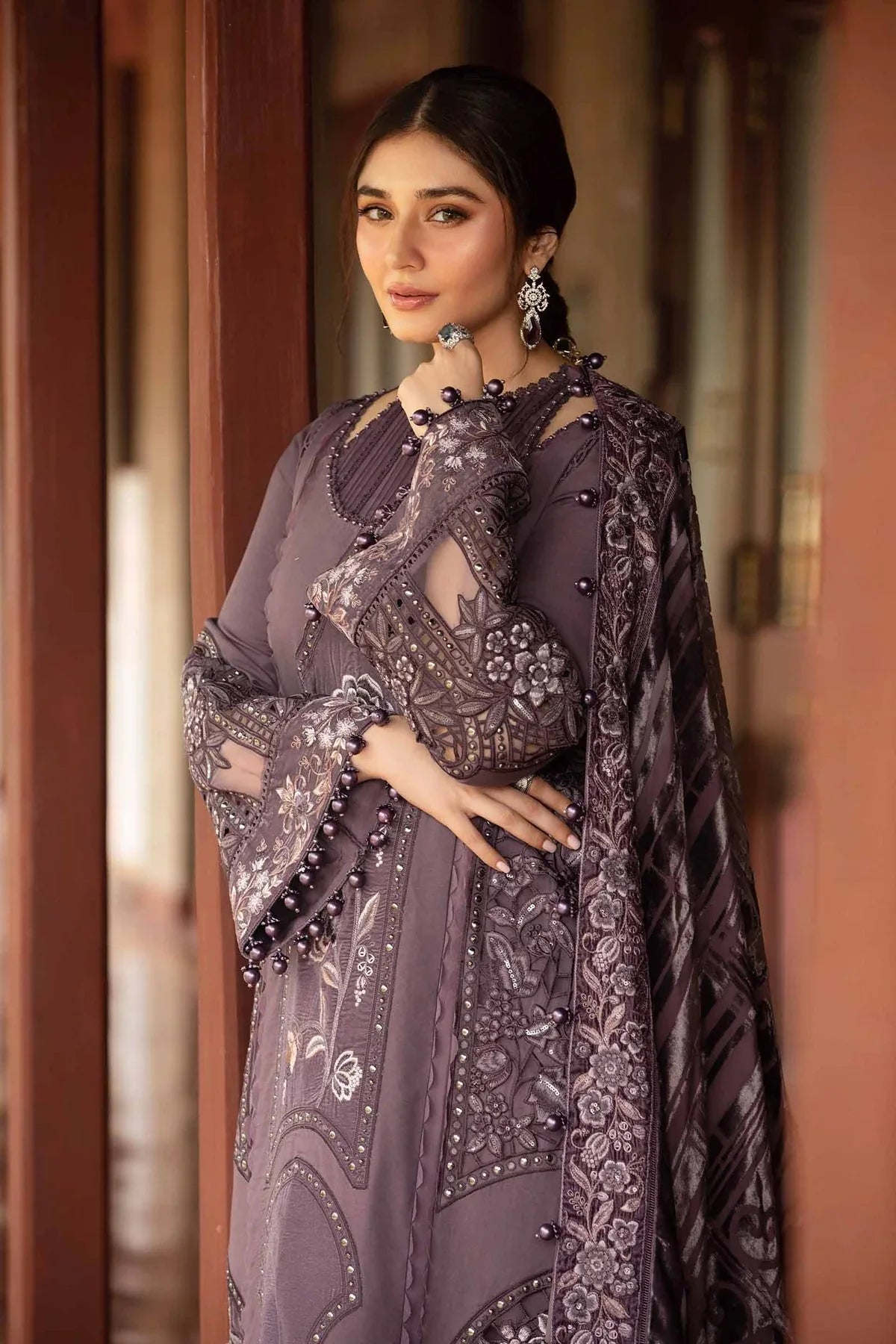 Maria B | Winter Luxe 24 | DL-1202 - Rang-e-Khaas