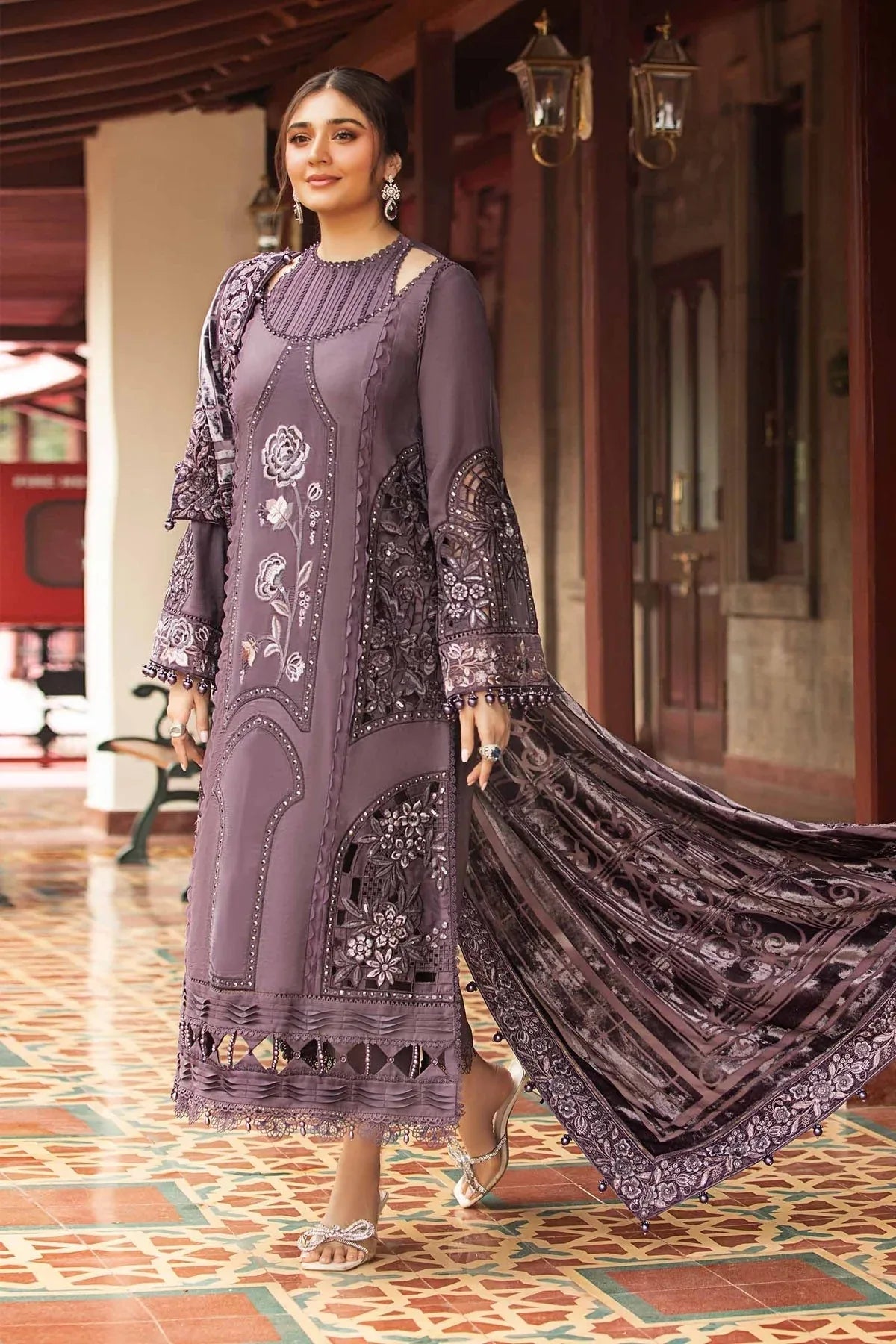 Maria B | Winter Luxe 24 | DL-1202 - Rang-e-Khaas