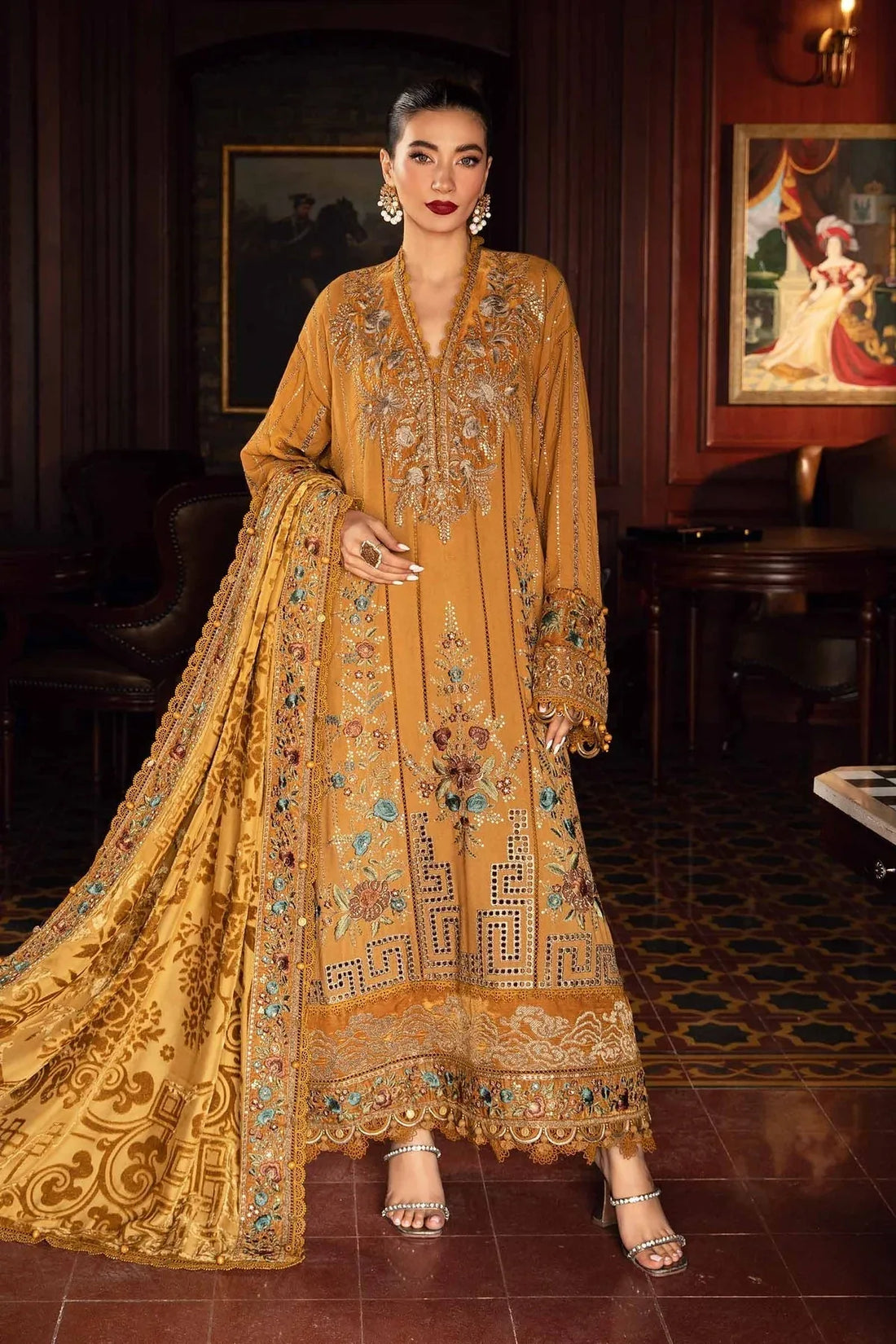 Maria B | Winter Luxe 24 | DL-1207 - Rang-e-Khaas