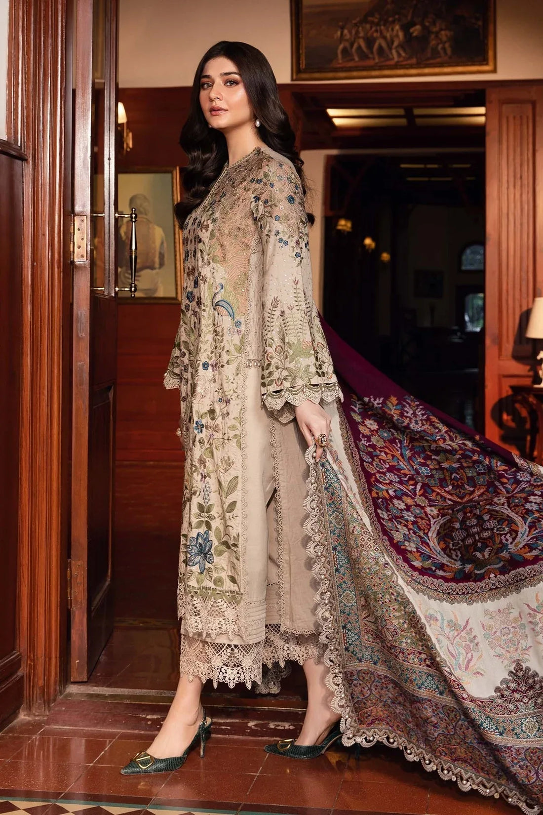 Maria B | Winter Luxe 24 | DL-1211 - Rang-e-Khaas