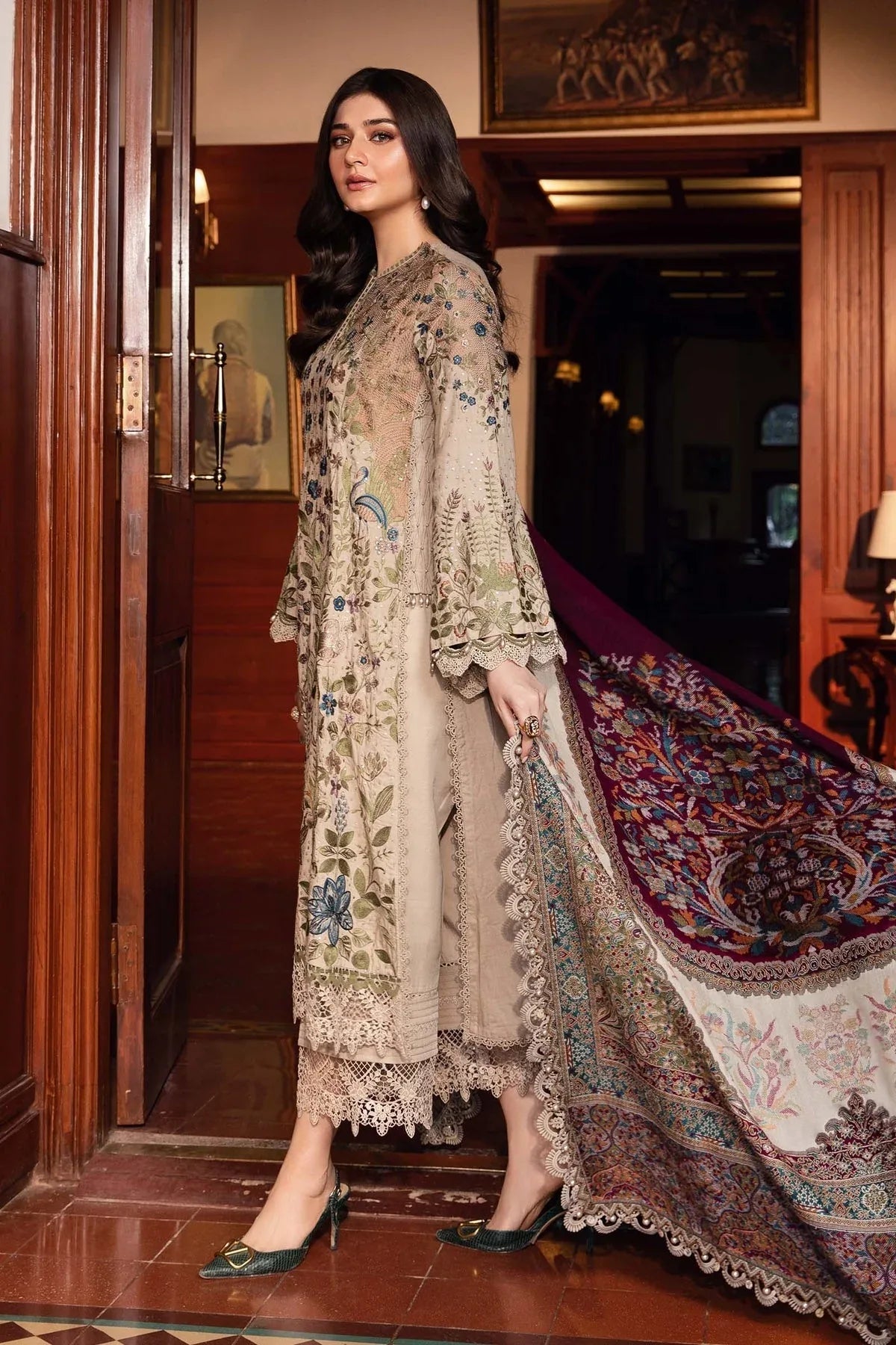 Maria B | Winter Luxe 24 | DL-1211 - Rang-e-Khaas