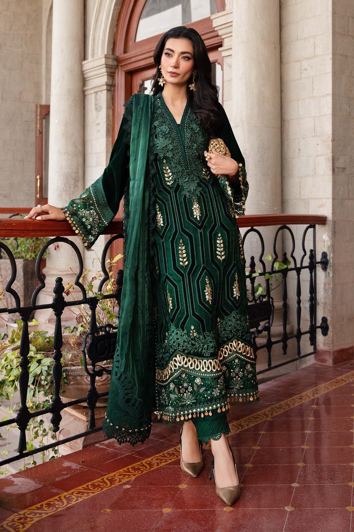 Maria B | Winter Luxe 24 | DL-1212 - Rang-e-Khaas