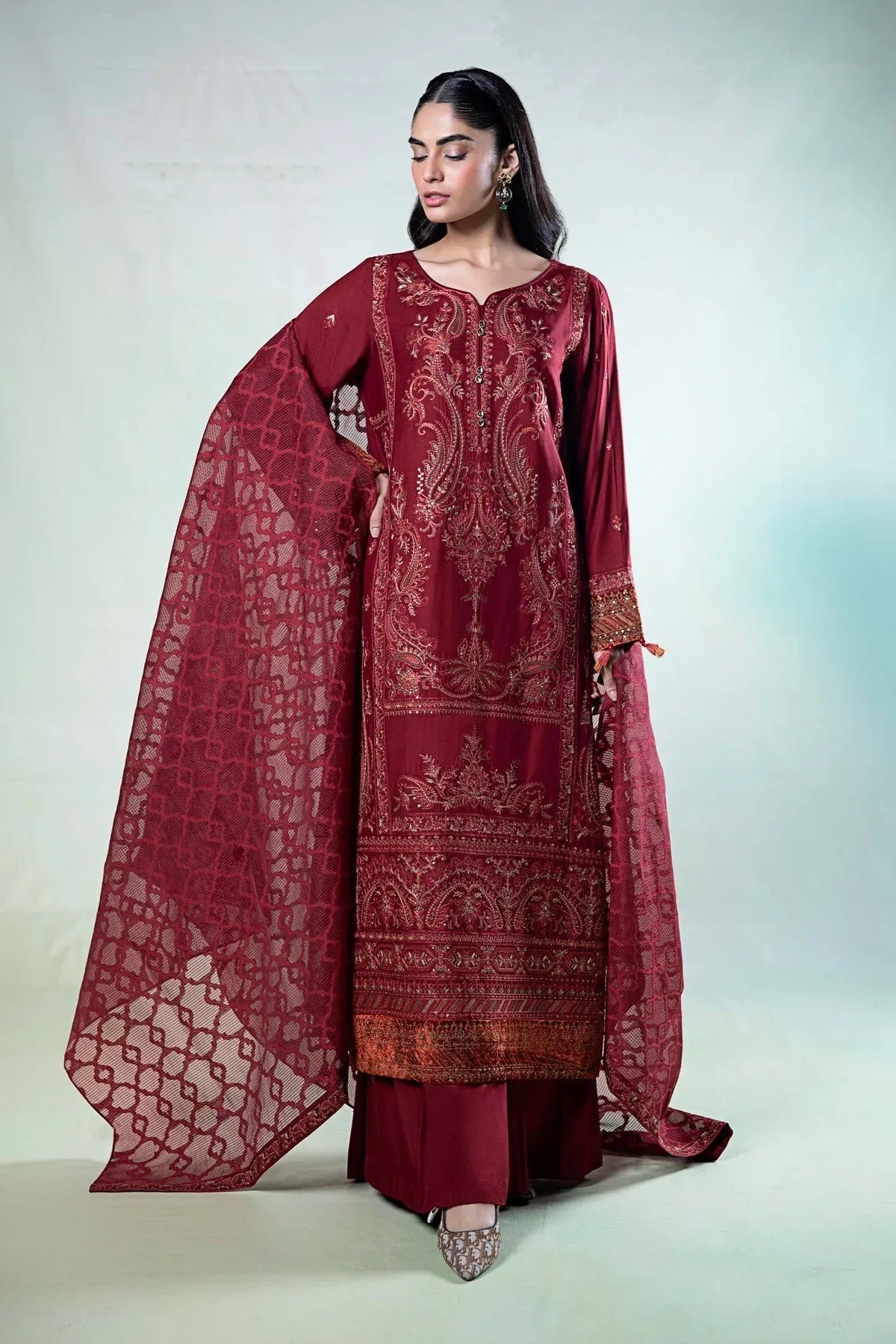 Maria b | Casual Pret 2024 | DW-W24-22 - Rang-e-Khaas