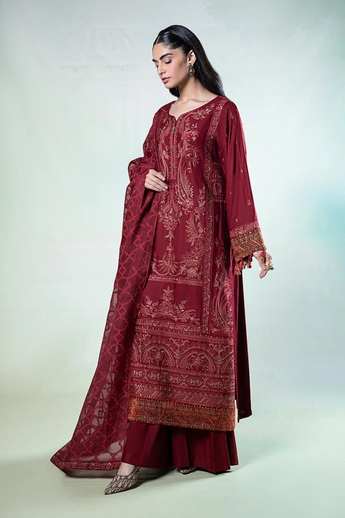 Maria b | Casual Pret 2024 | DW-W24-22 - Rang-e-Khaas
