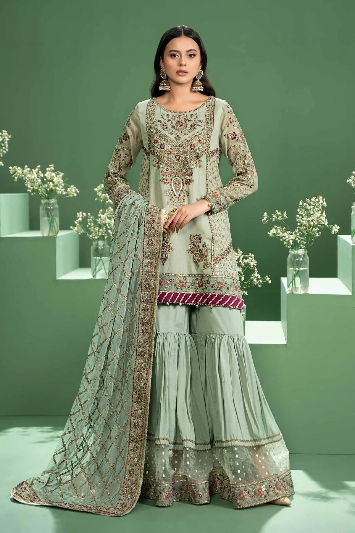 Maria b | Formal Wears | SF-W24-45 - Rang-e-Khaas