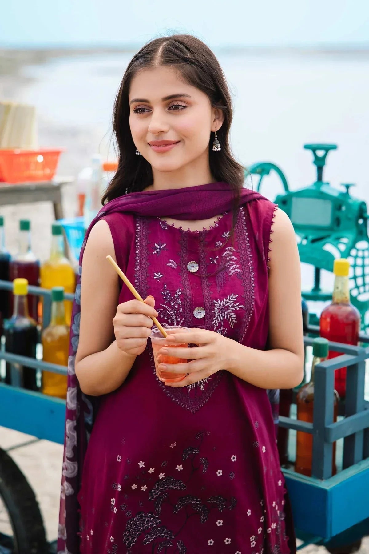 Maria b | M Basics Lawn | 403-B - Rang-e-Khaas