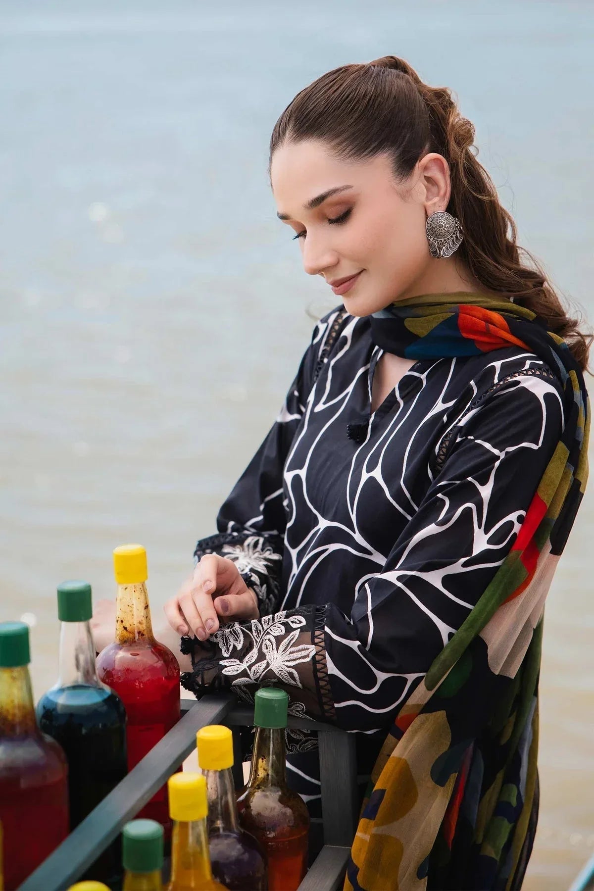 Maria b | M Basics Lawn | 404-B - Rang-e-Khaas