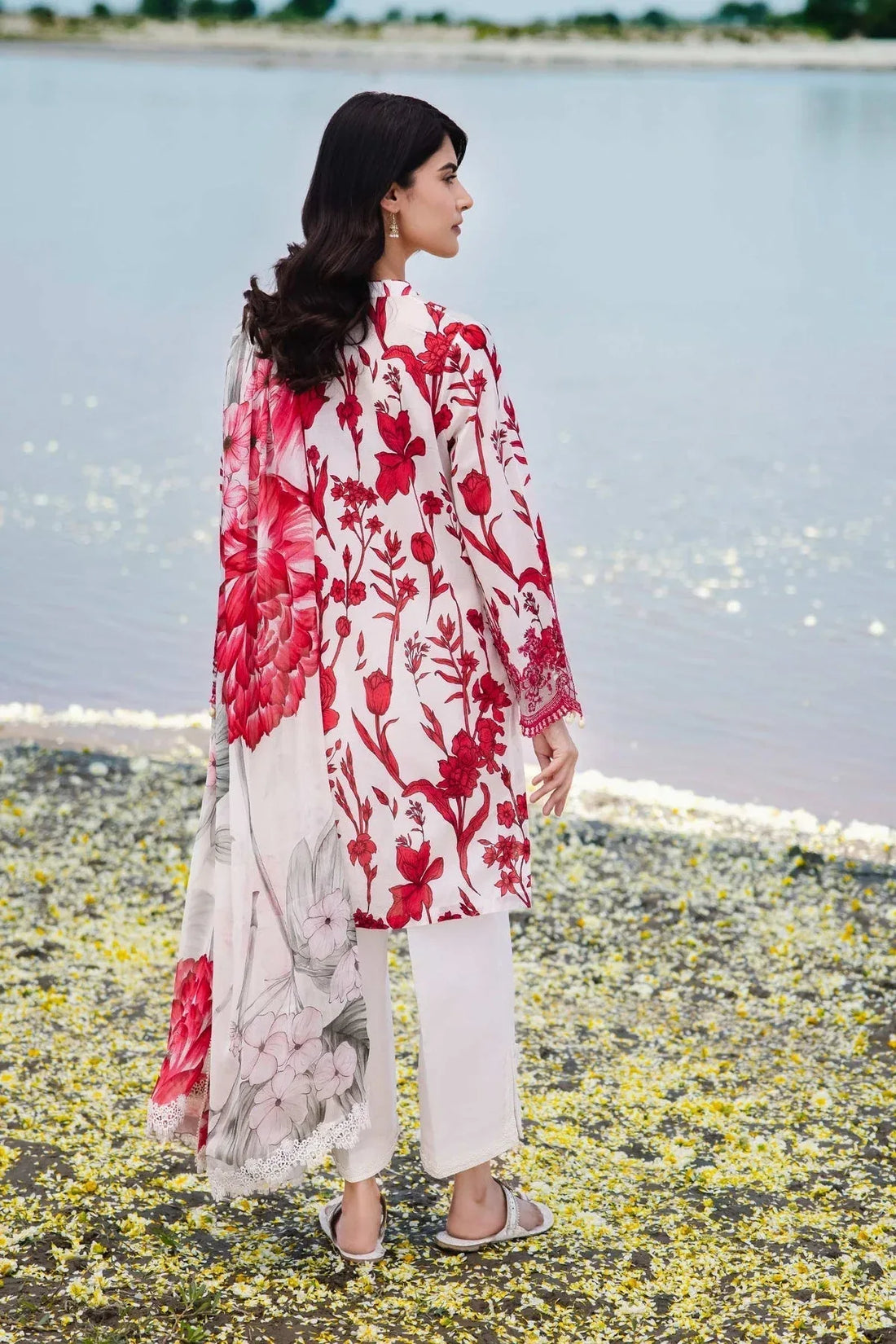Maria b | M Basics Lawn | 405-A - Rang-e-Khaas