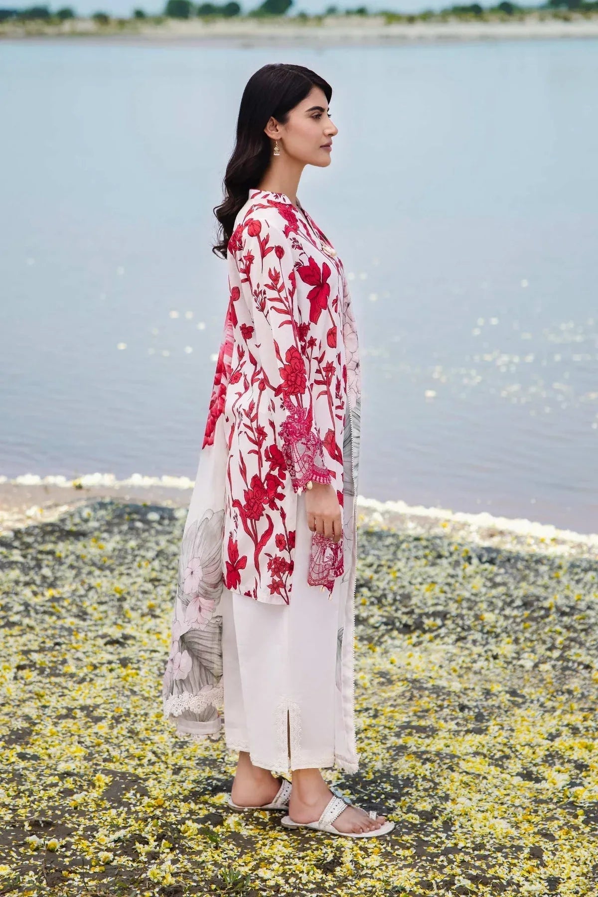 Maria b | M Basics Lawn | 405-A - Rang-e-Khaas