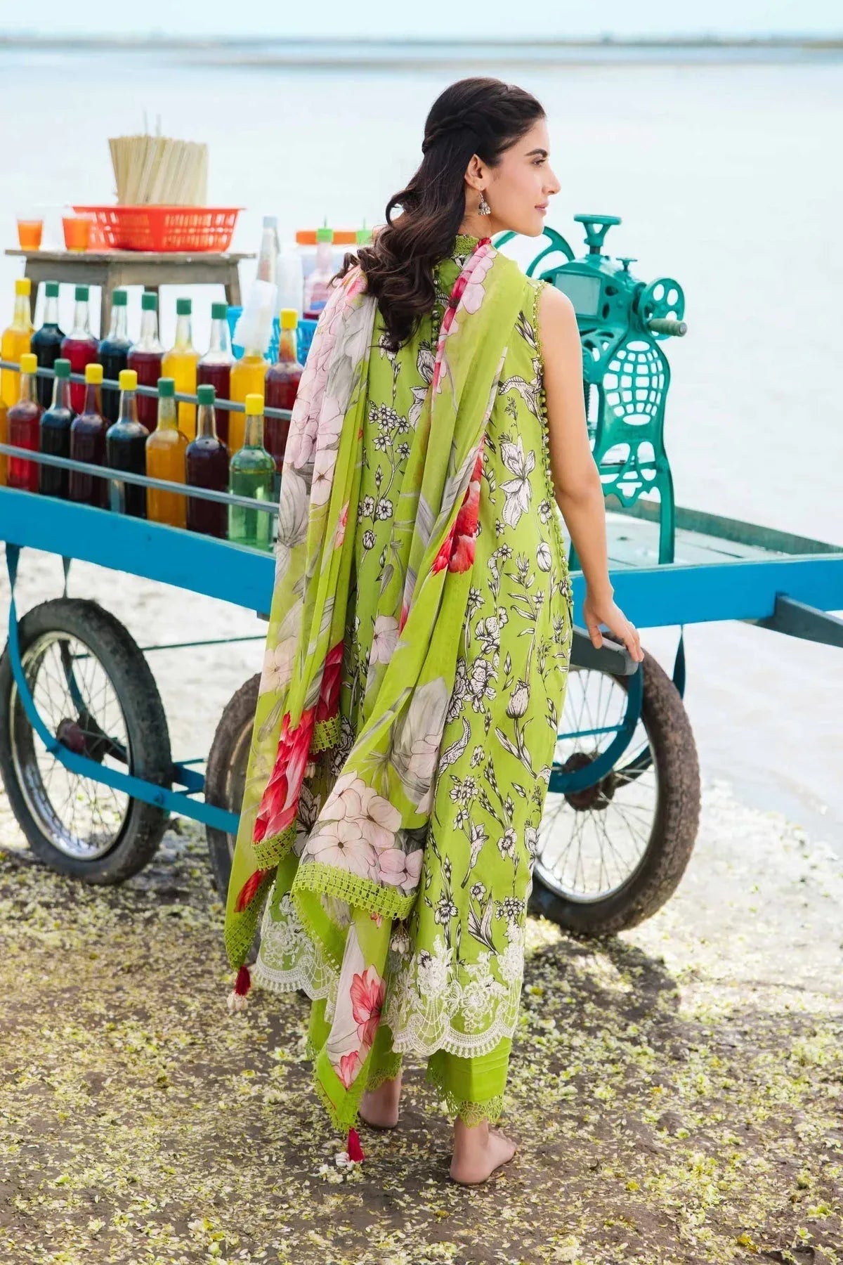 Maria b | M Basics Lawn | 405-B - Rang-e-Khaas