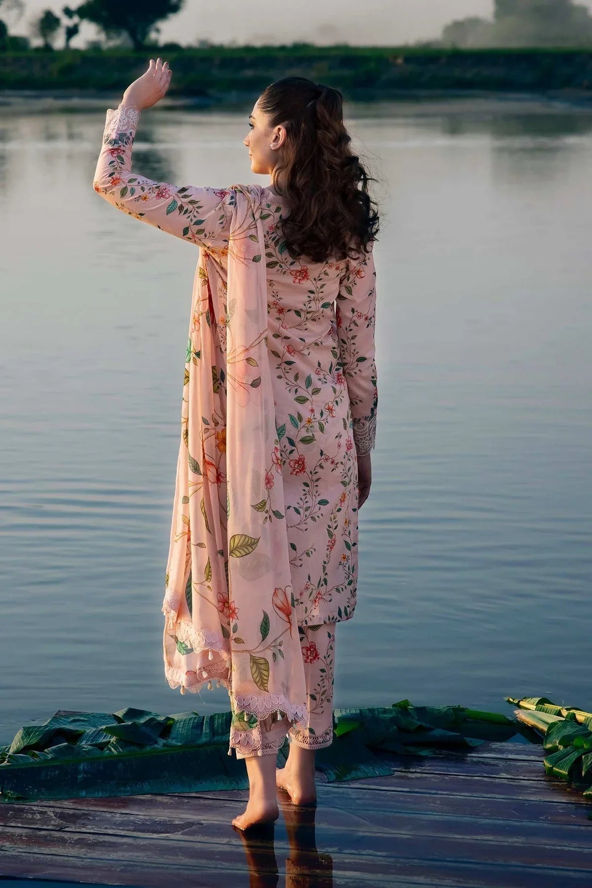 Maria b | M Basics Lawn | 406-A - Rang-e-Khaas