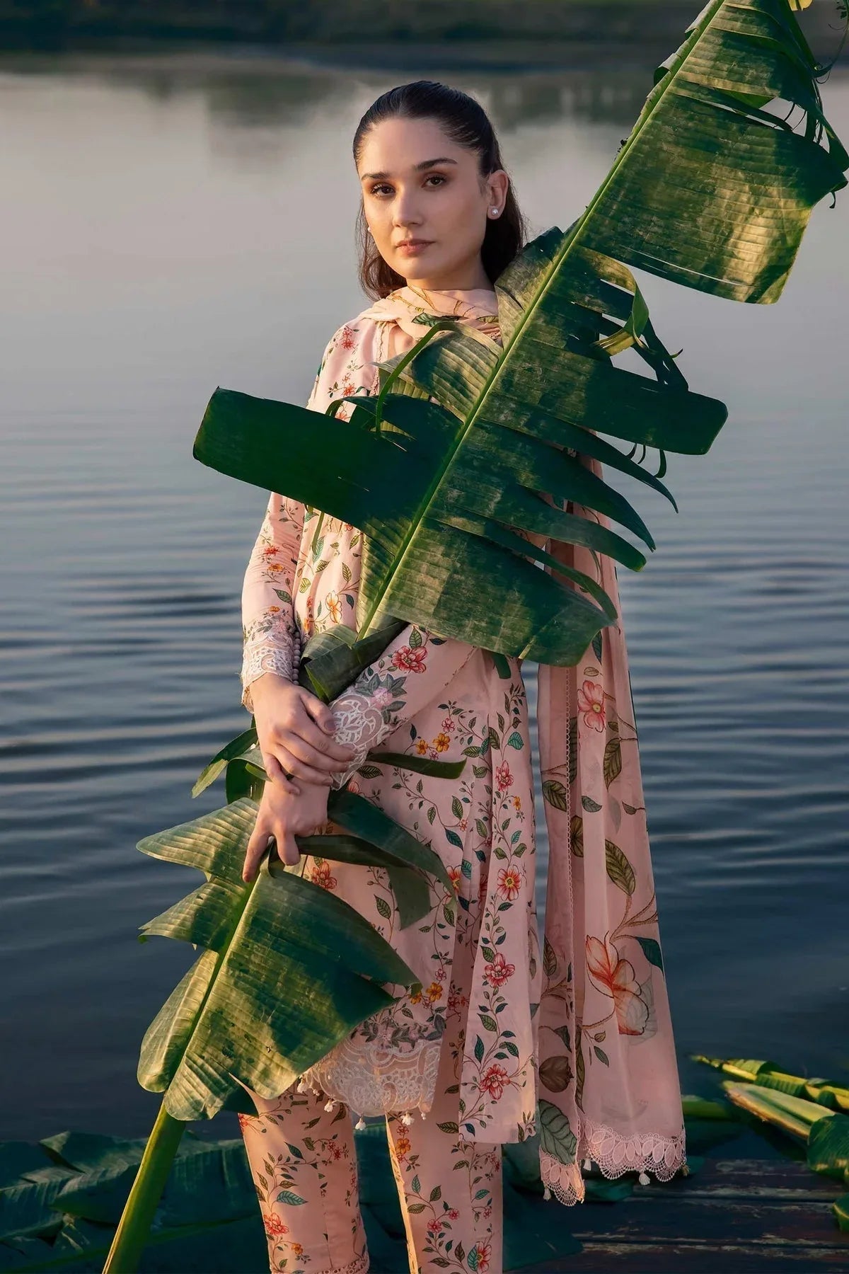 Maria b | M Basics Lawn | 406-A - Rang-e-Khaas