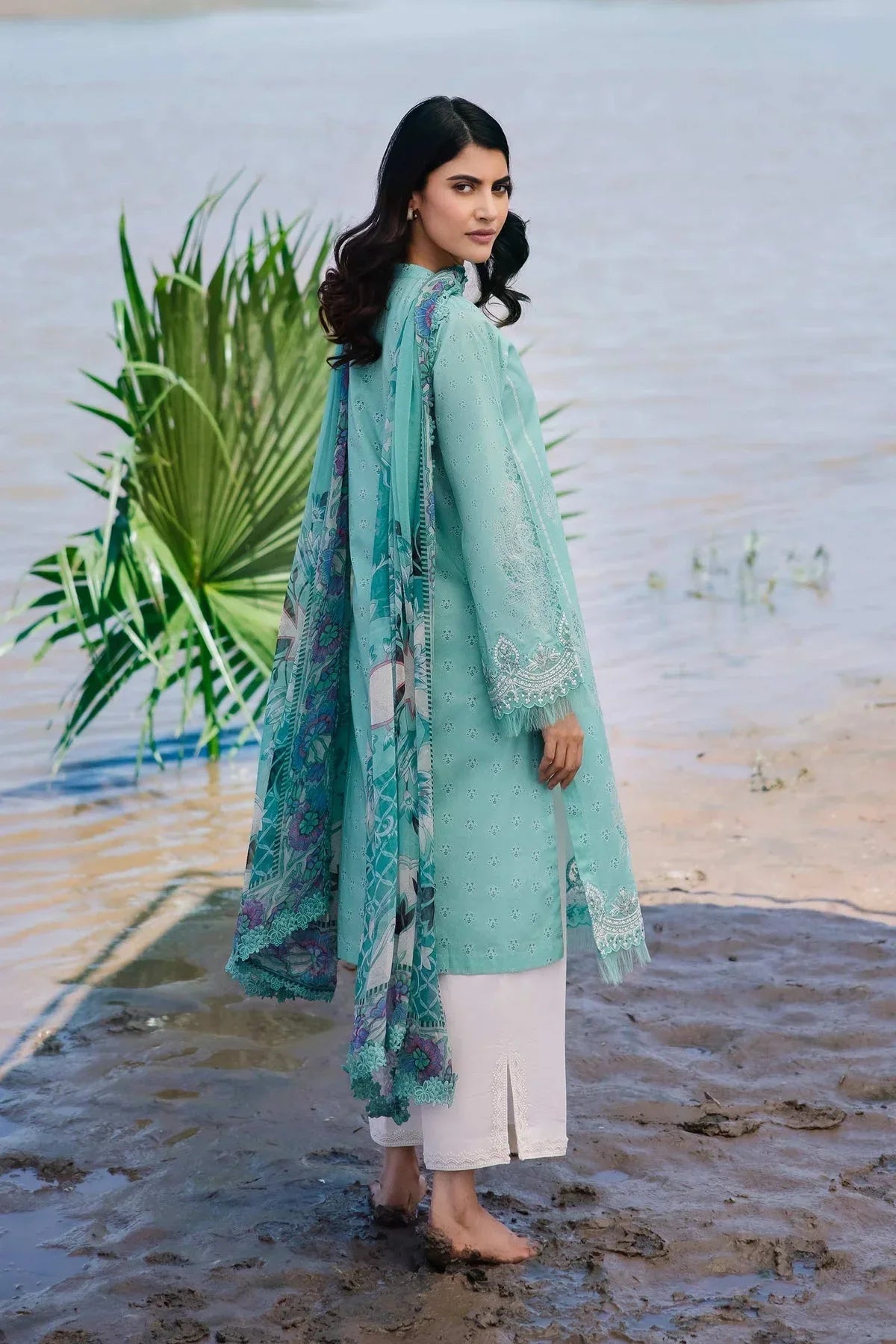 Maria b | M Basics Lawn | 408-A - Rang-e-Khaas