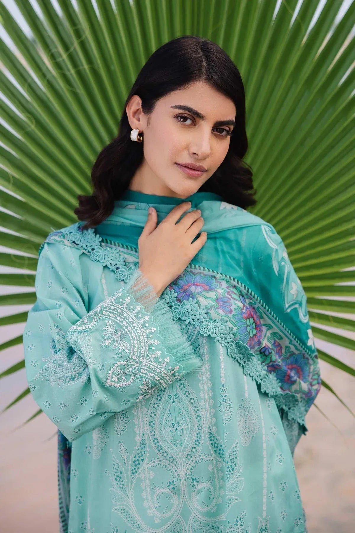 Maria b | M Basics Lawn | 408-A - Rang-e-Khaas