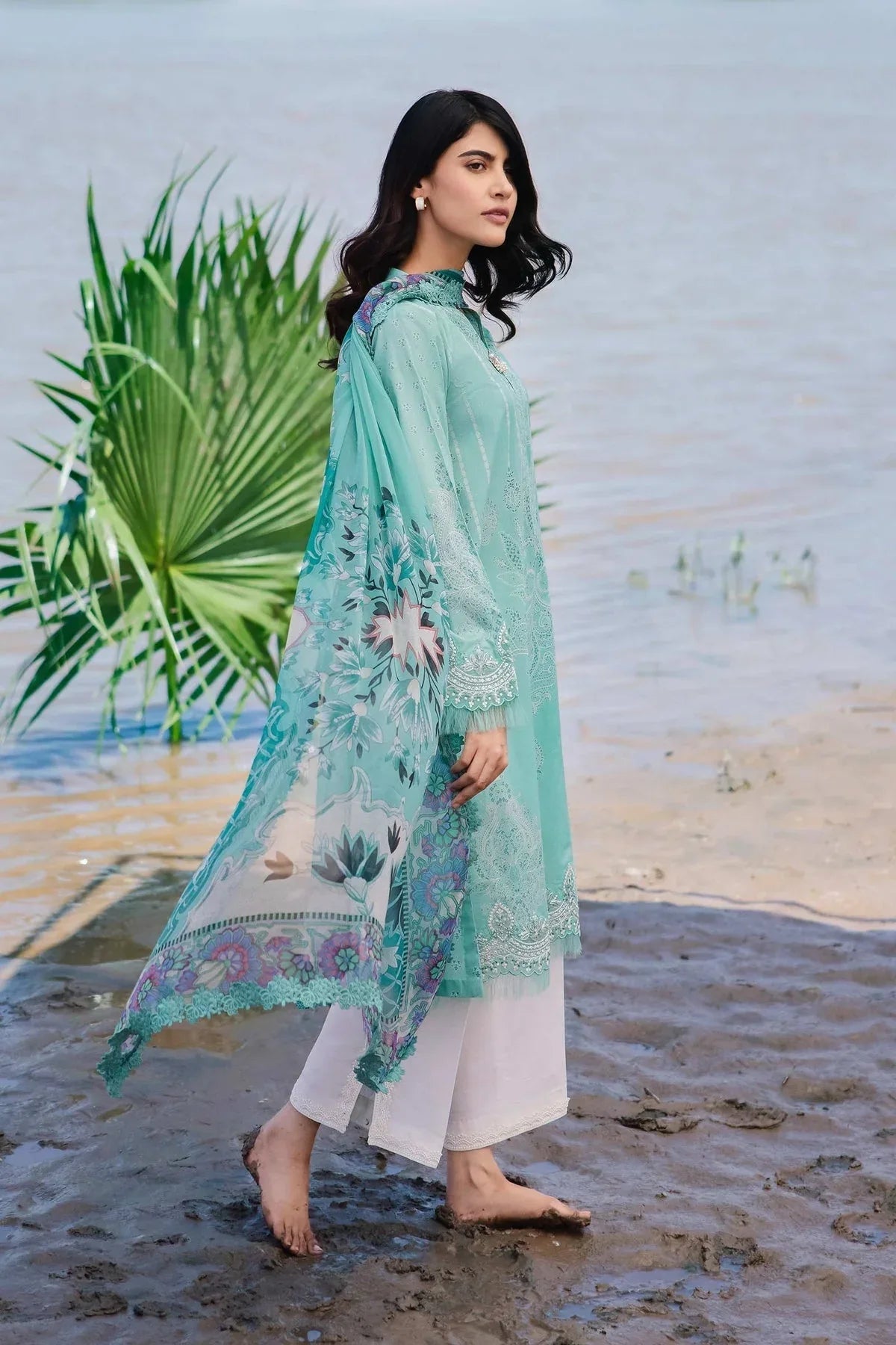 Maria b | M Basics Lawn | 408-A - Rang-e-Khaas