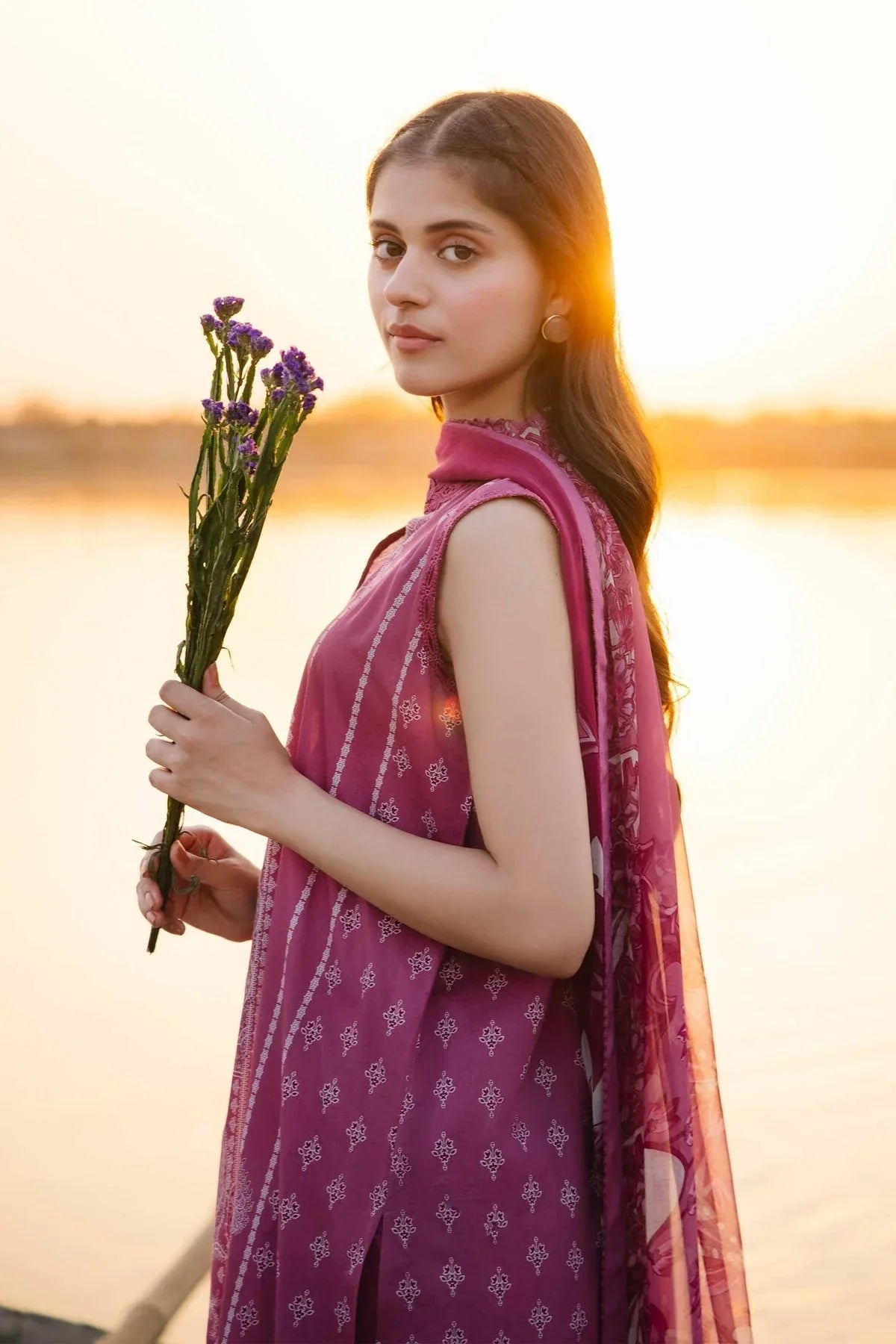 Maria b | M Basics Lawn | 408-B - Rang-e-Khaas