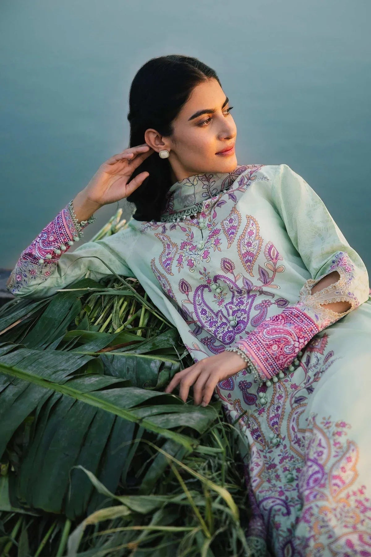 Maria b | M Basics Lawn | 410-A - Rang-e-Khaas